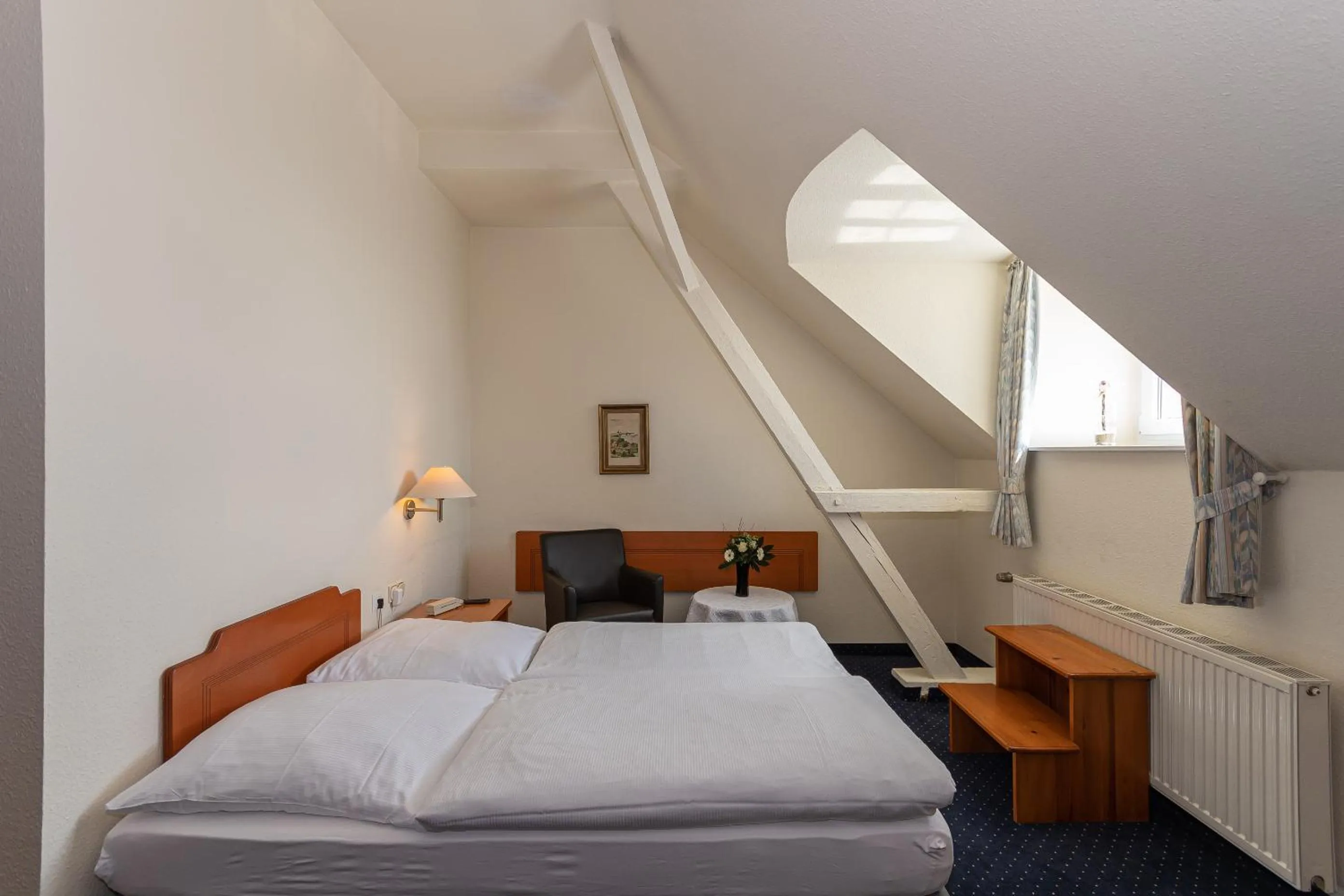 Photo of the whole room, Bed in Hotel Badehaus Goor
