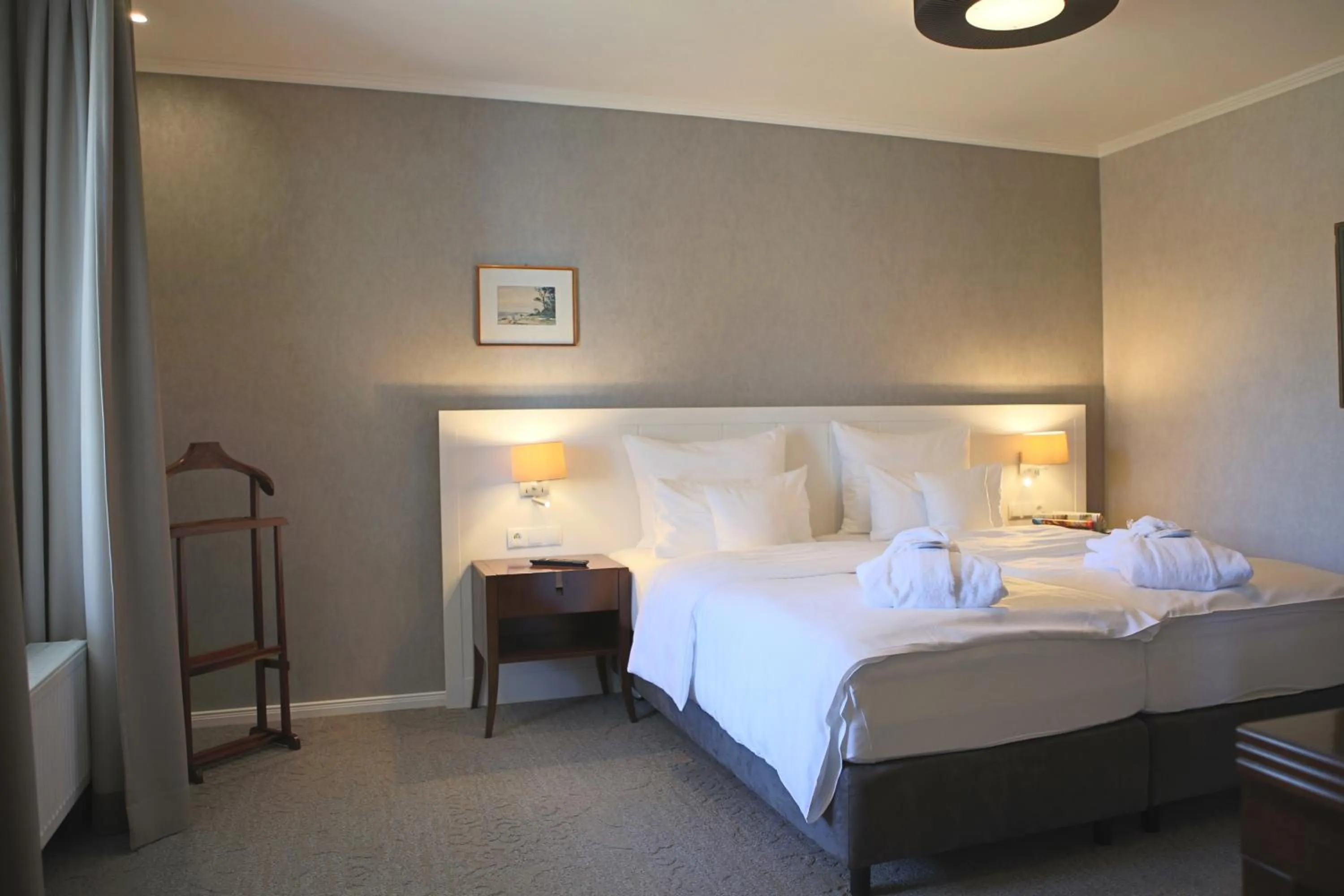 Bed in Hotel Badehaus Goor