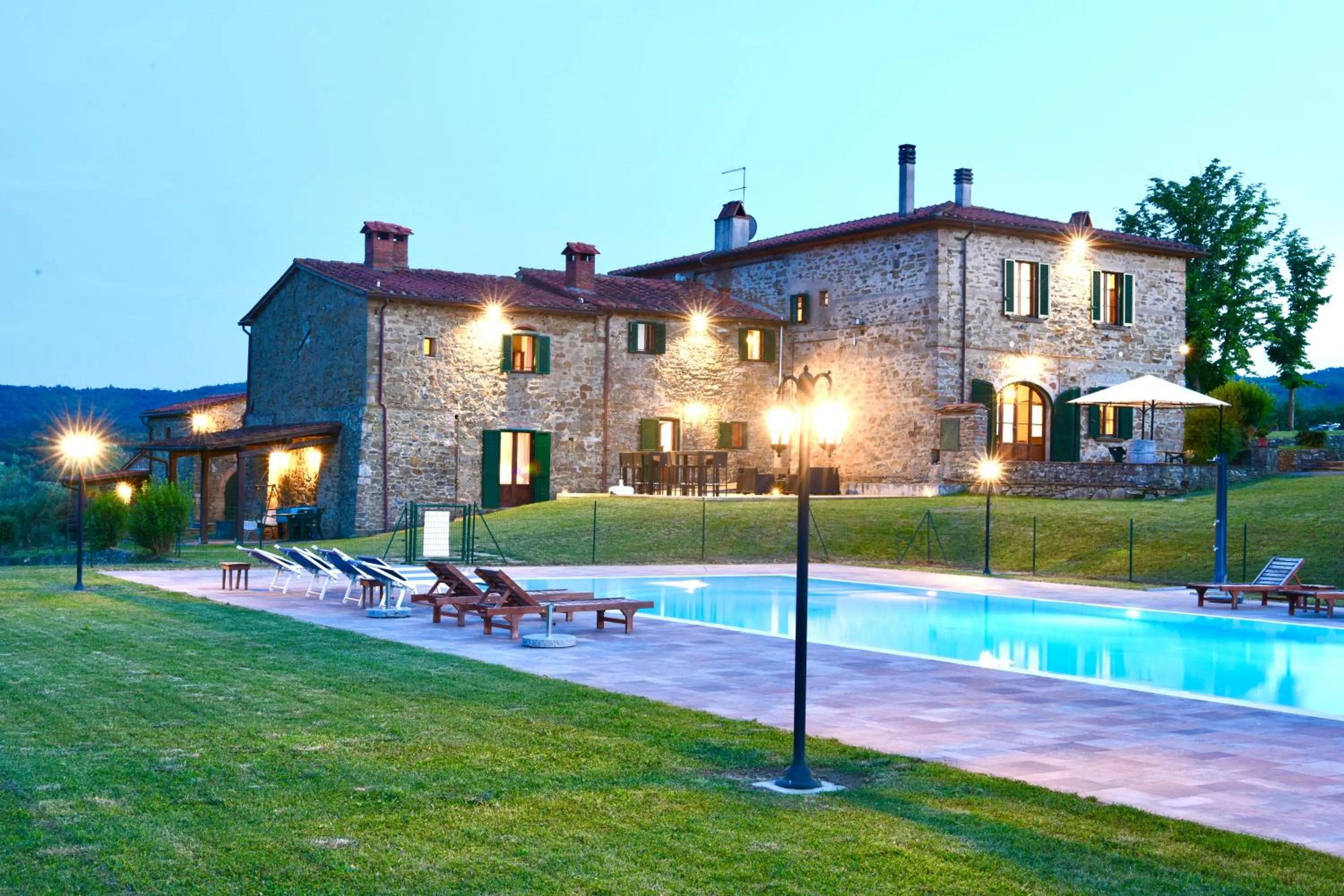 Swimming pool in Agriturismo I Poggilunghi