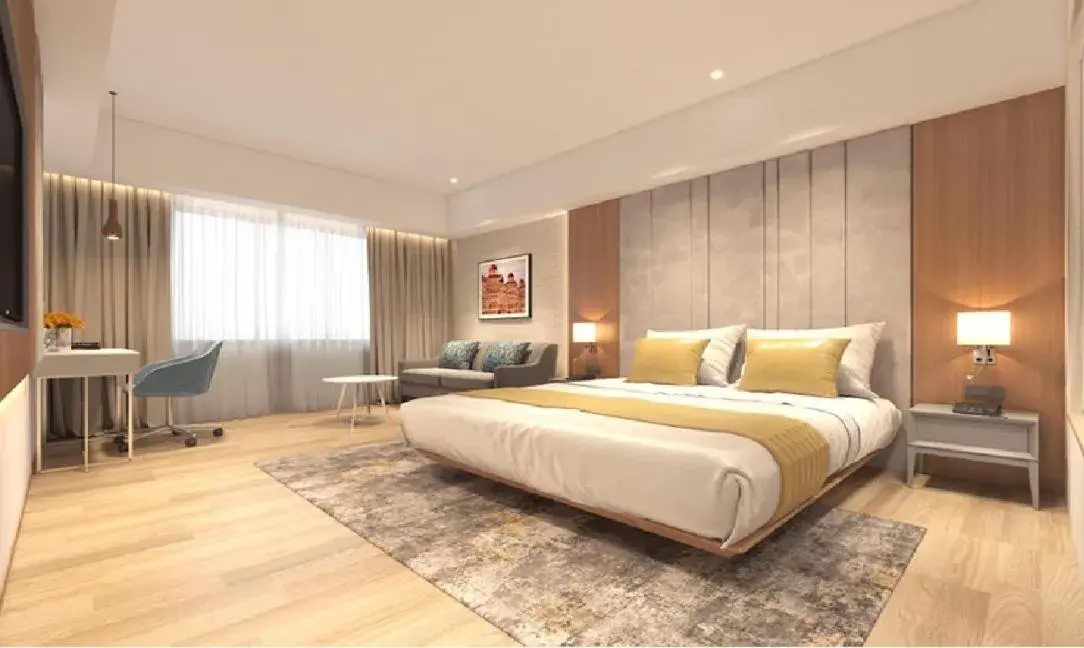 Bed in The Central Park Hotel Bed in The Central Park Hotel