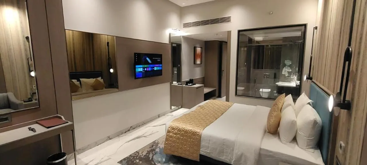 Bed in The Central Park Hotel