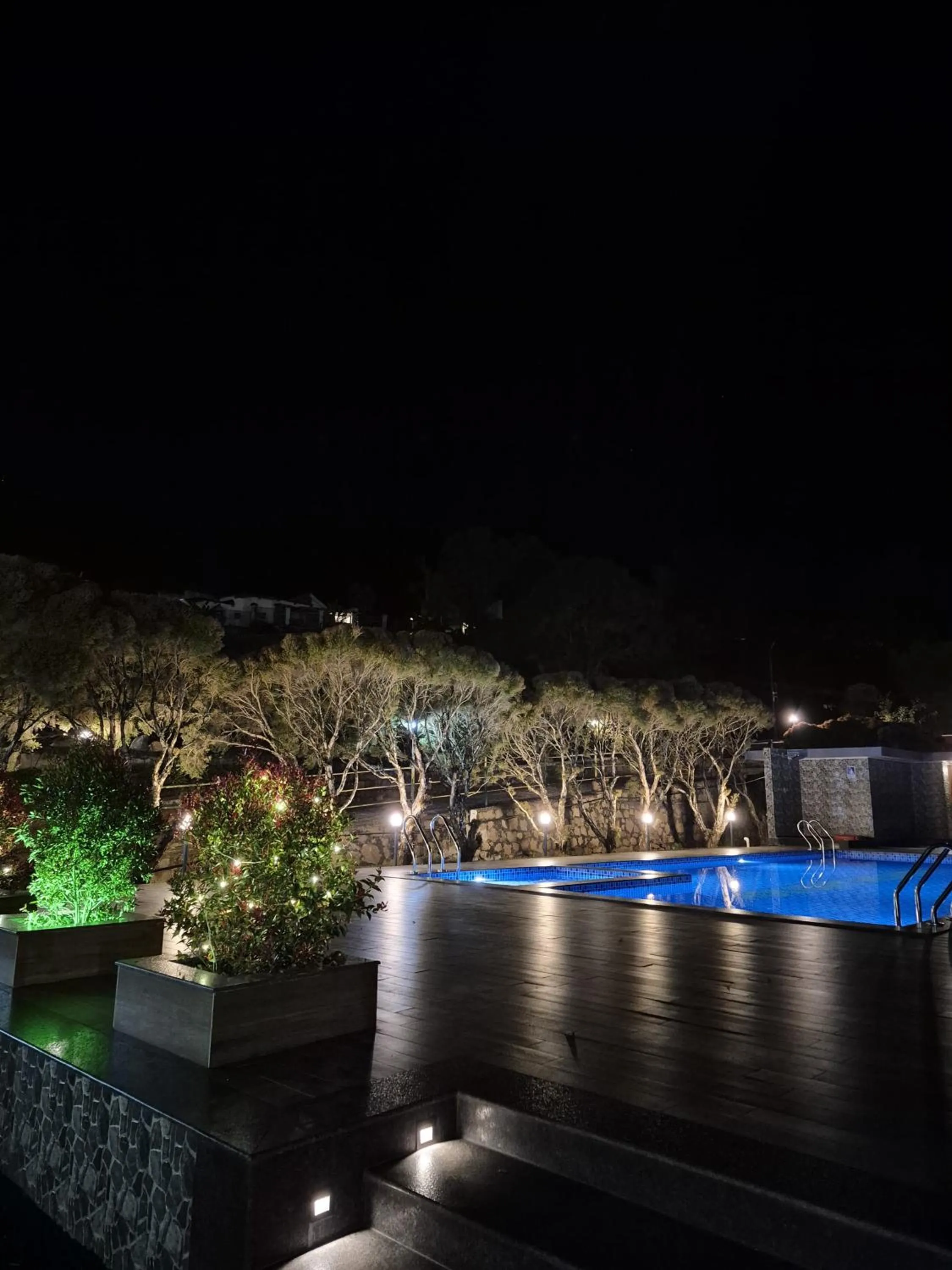 Swimming pool in Holiday Heaven Munnar