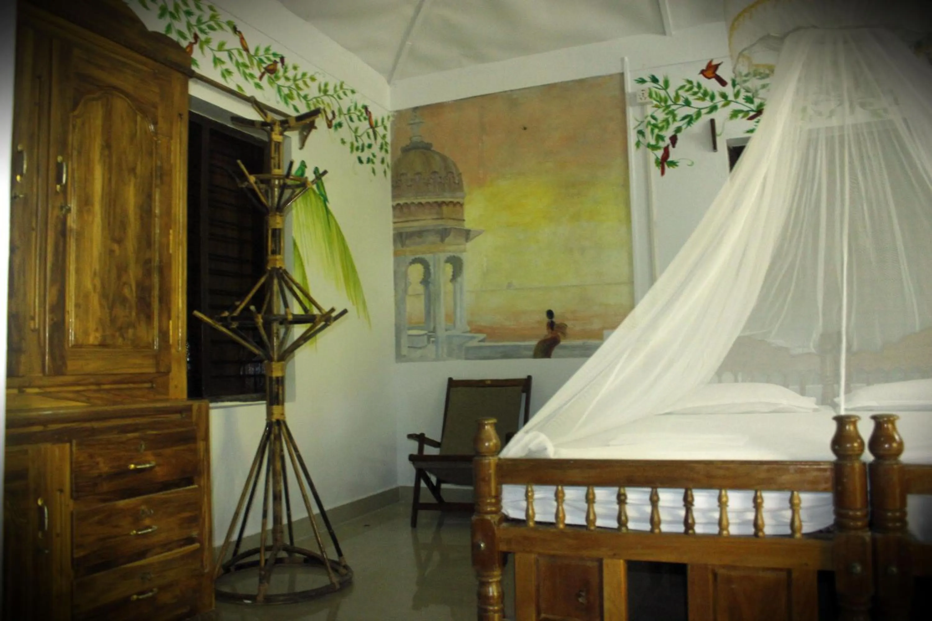 Decorative detail, Bed in Jickys Nest