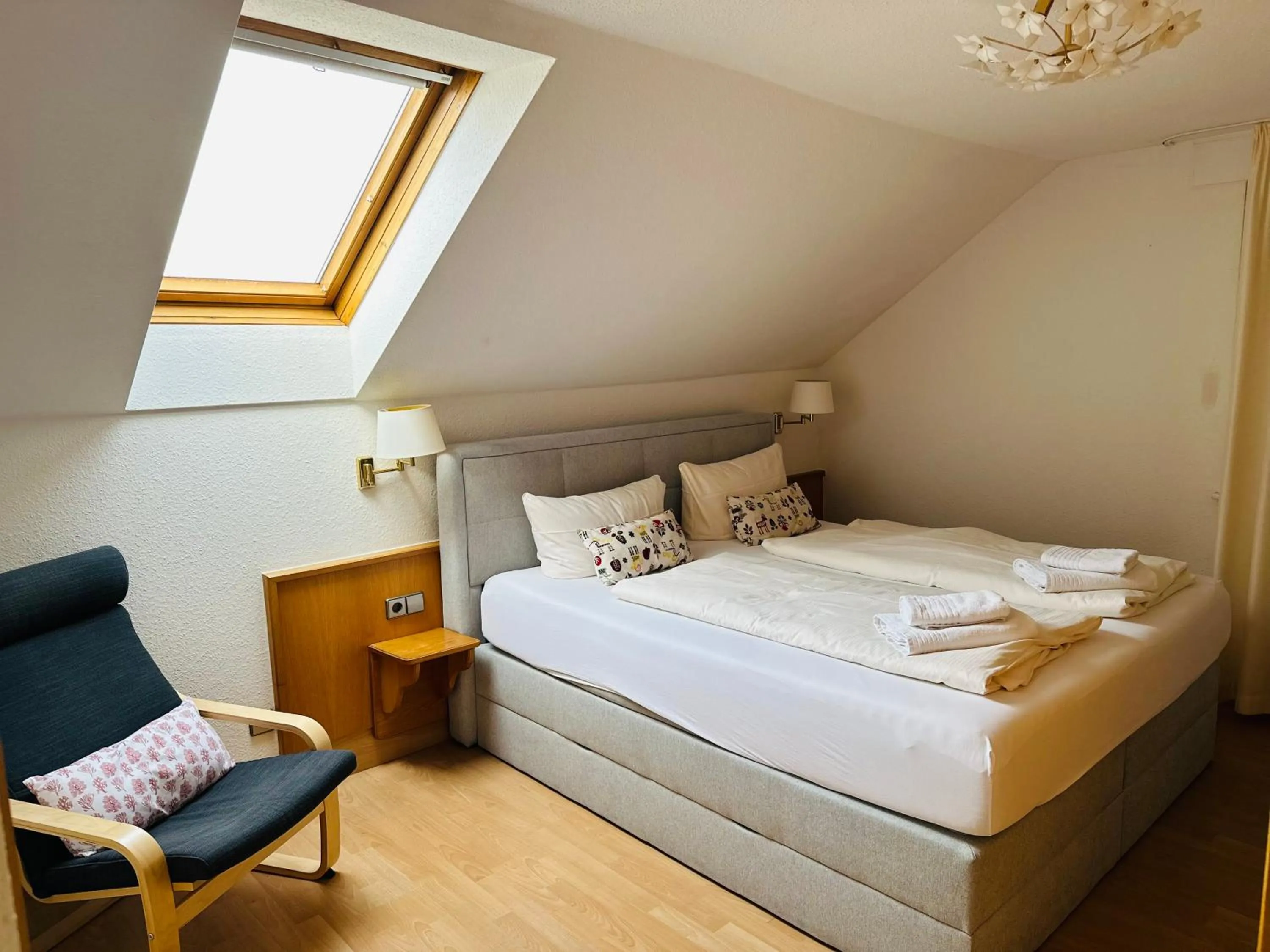 Bed in Hotel Hofmann Zur Mühle