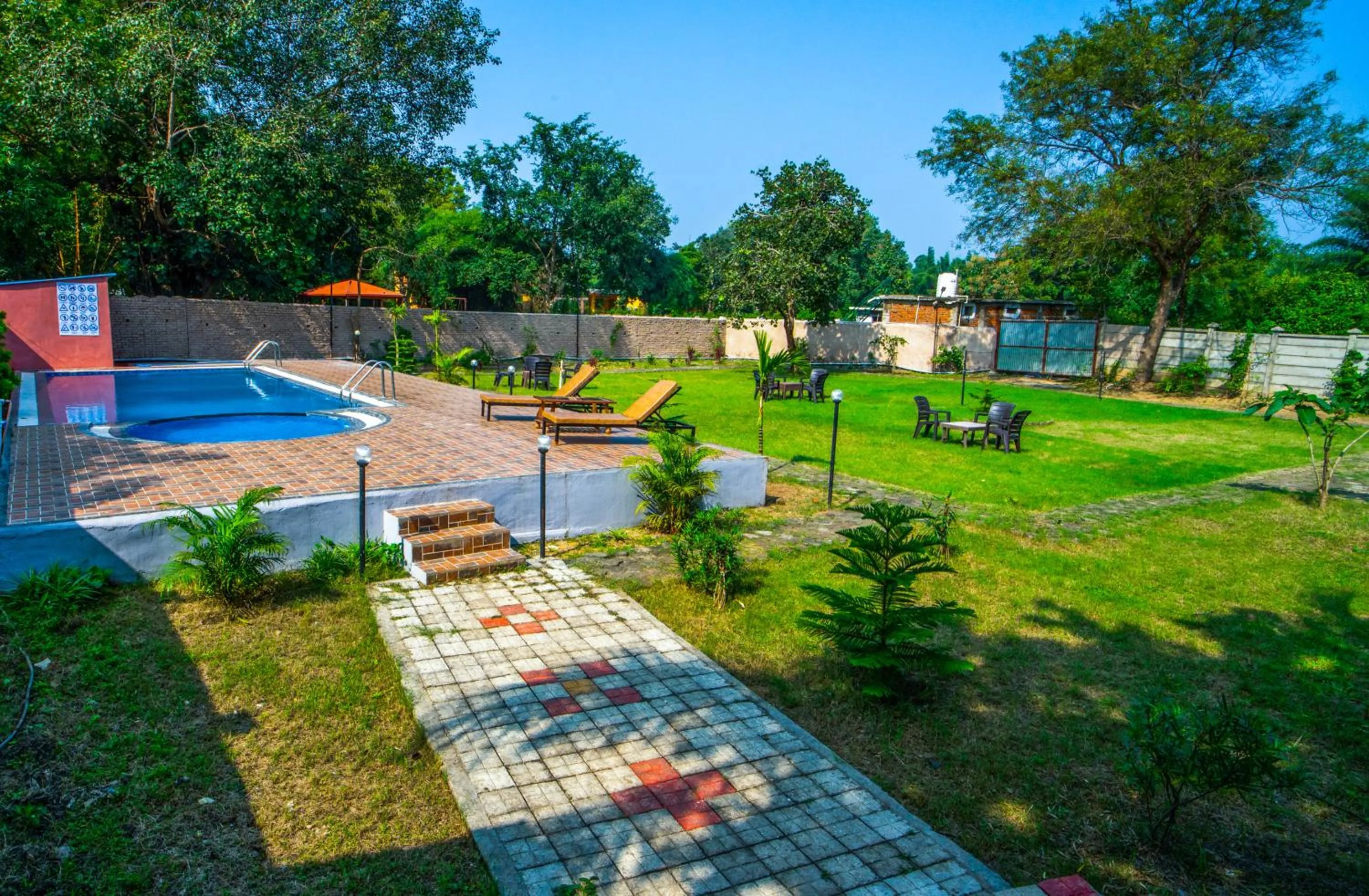 Garden view in Hotel Jungle Palace Resort