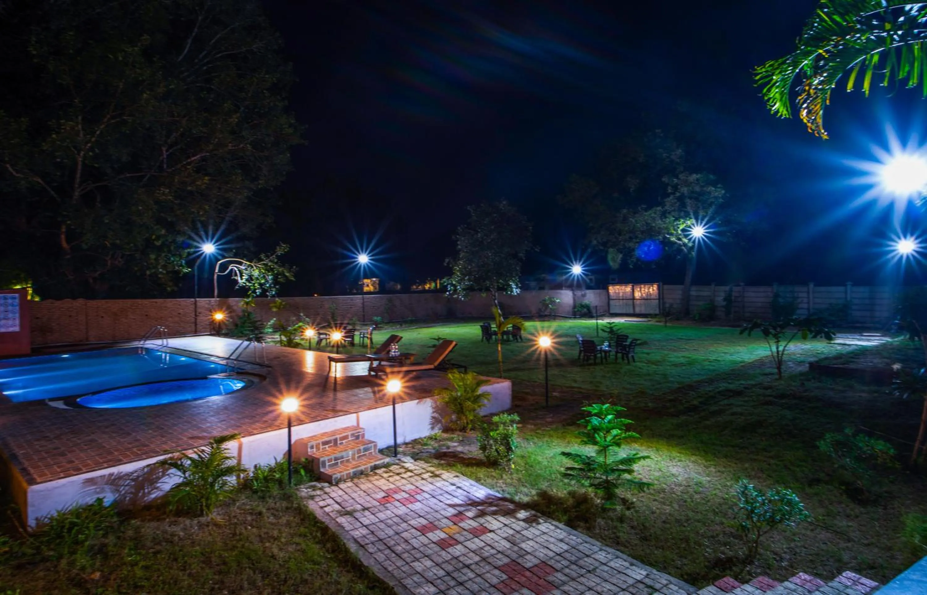 Pool view in Hotel Jungle Palace Resort
