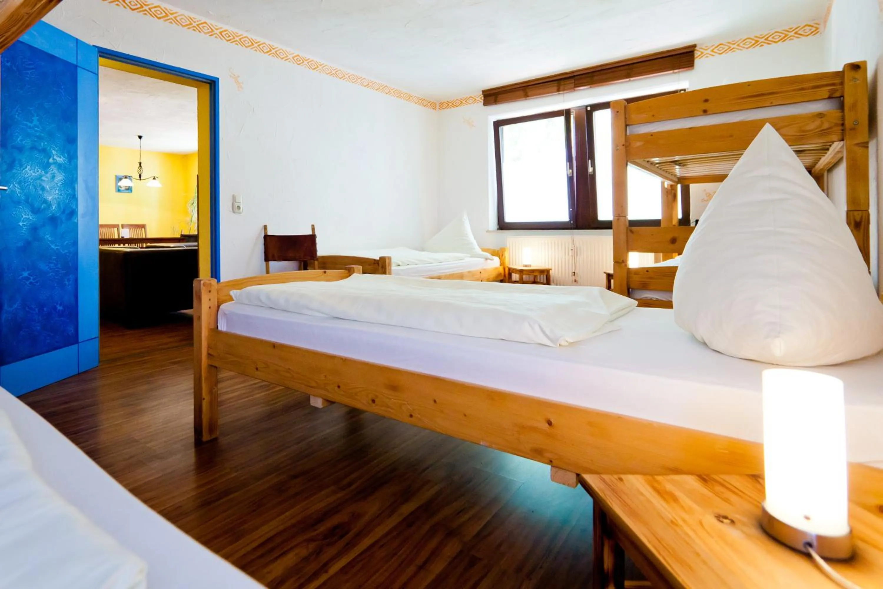 Bed in Gästehaus Mezcalero