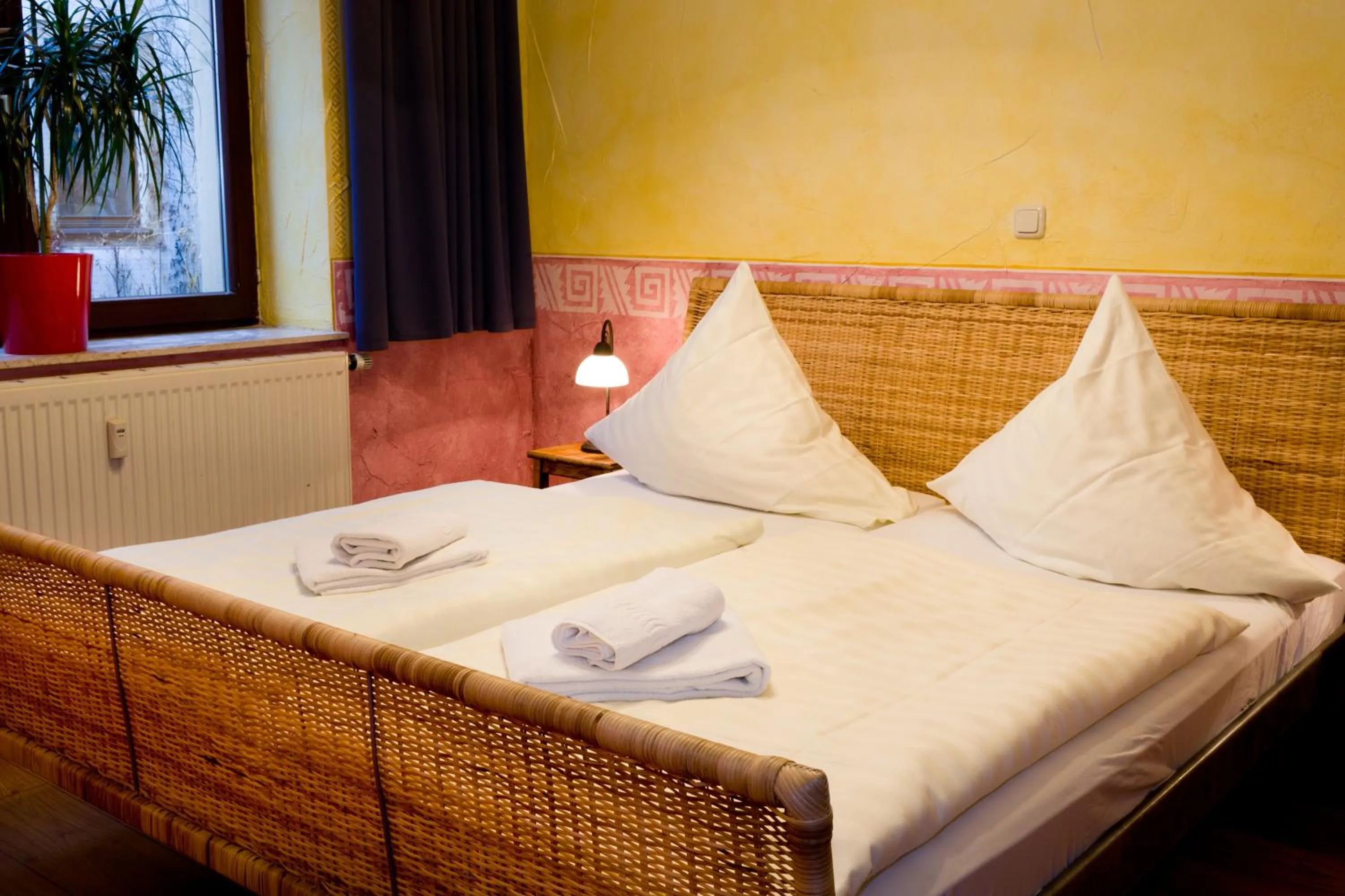 Bed in Gästehaus Mezcalero