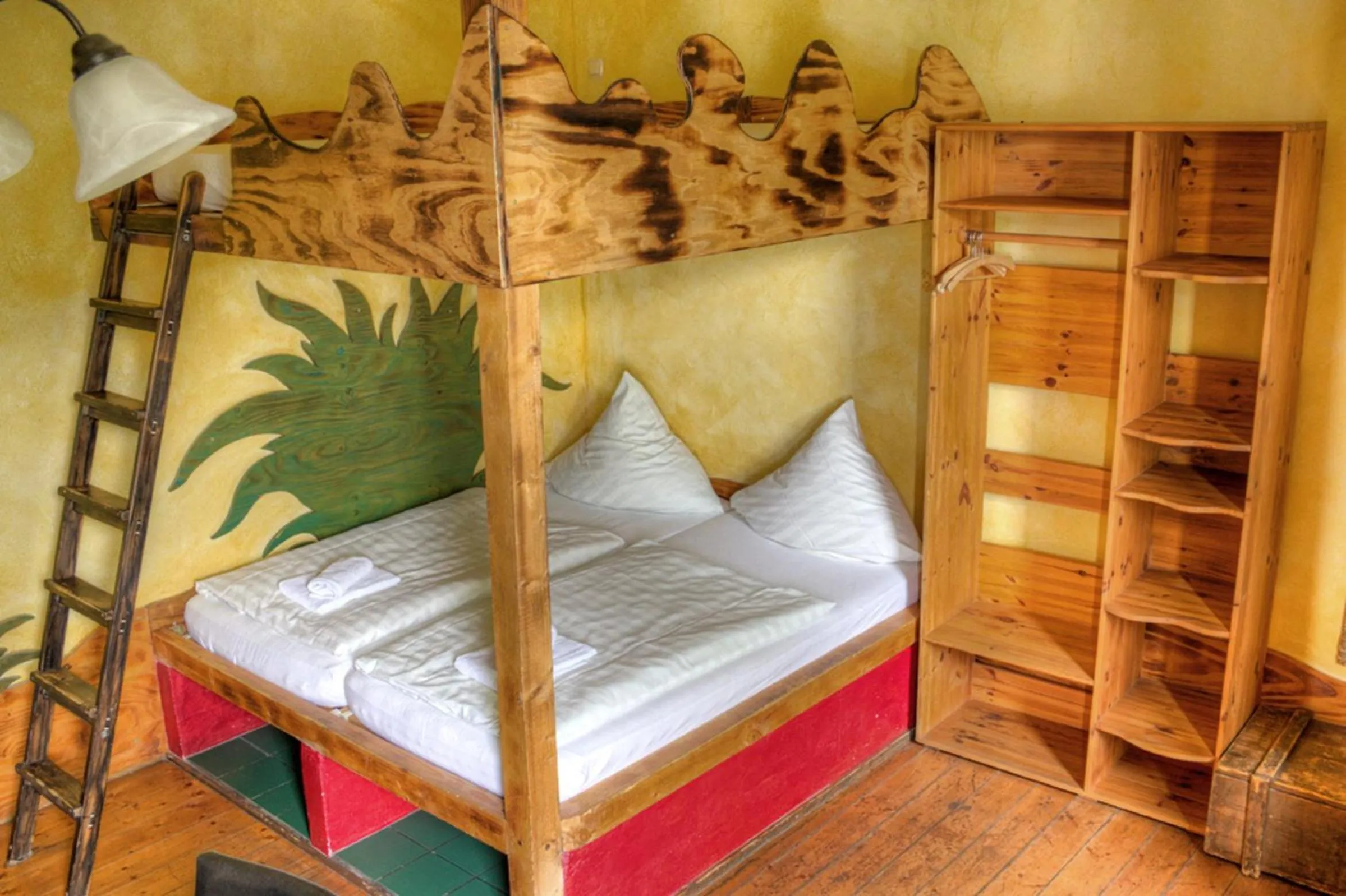 Bed in Gästehaus Mezcalero