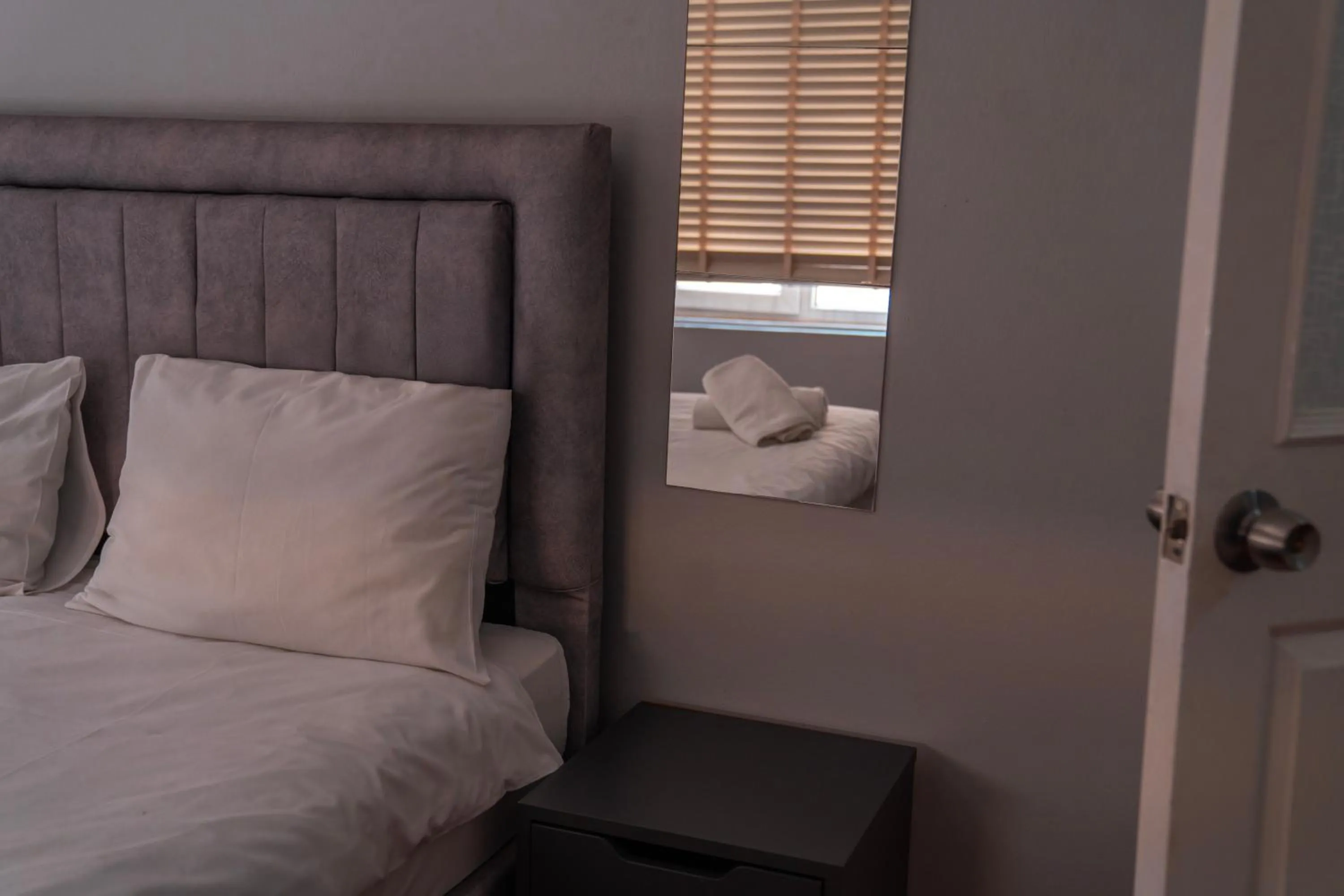 Bed in Taxim No1 Suites