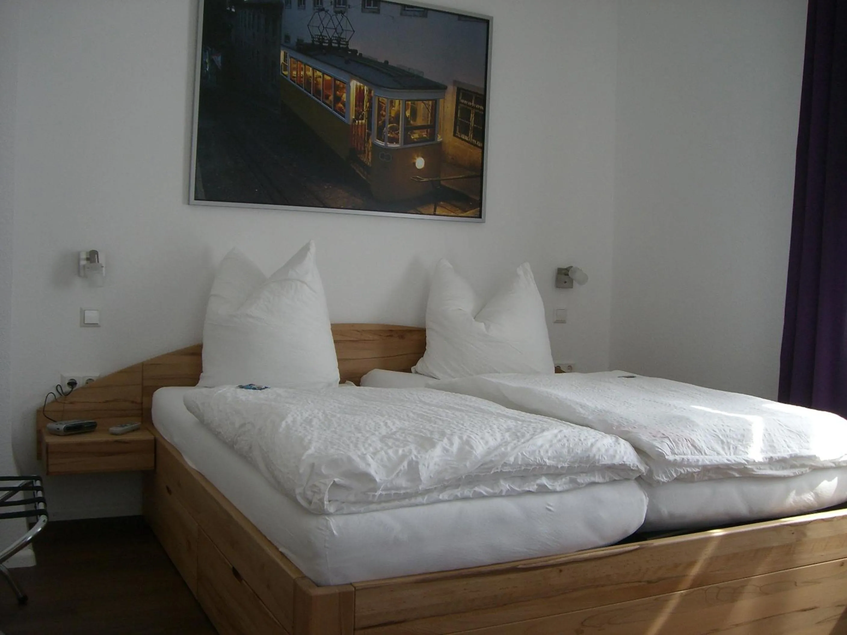 Bed in Hotel Sunnegässle