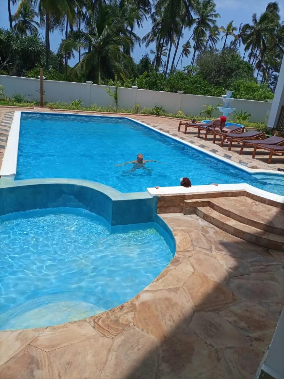 Pool view in Zanoceanique Hotel