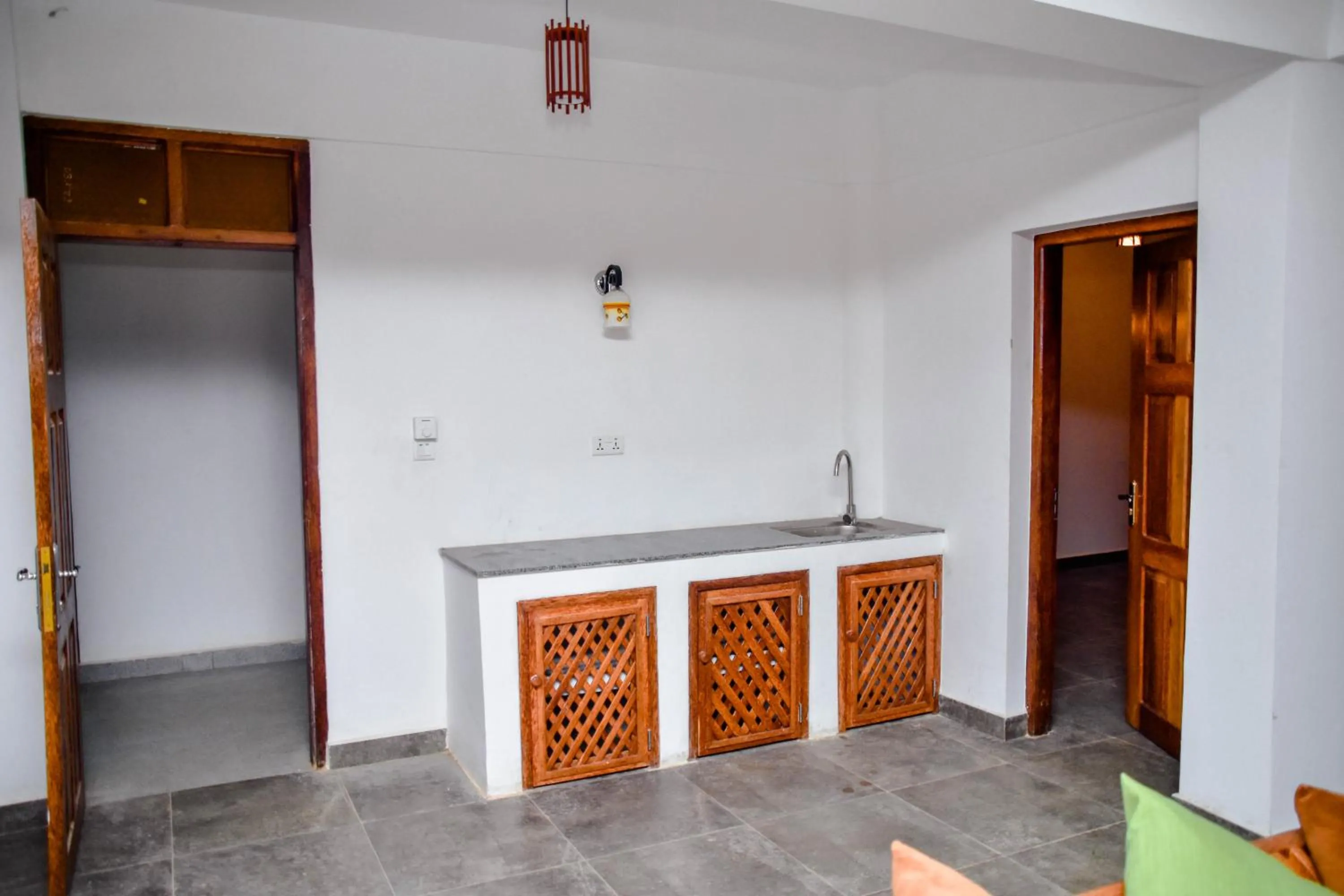 Kitchen or kitchenette in Zanoceanique Hotel