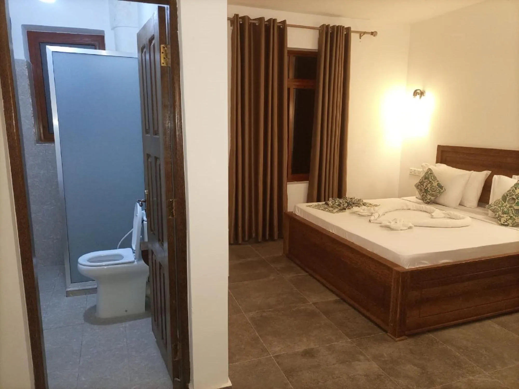 Bed in Zanoceanique Hotel