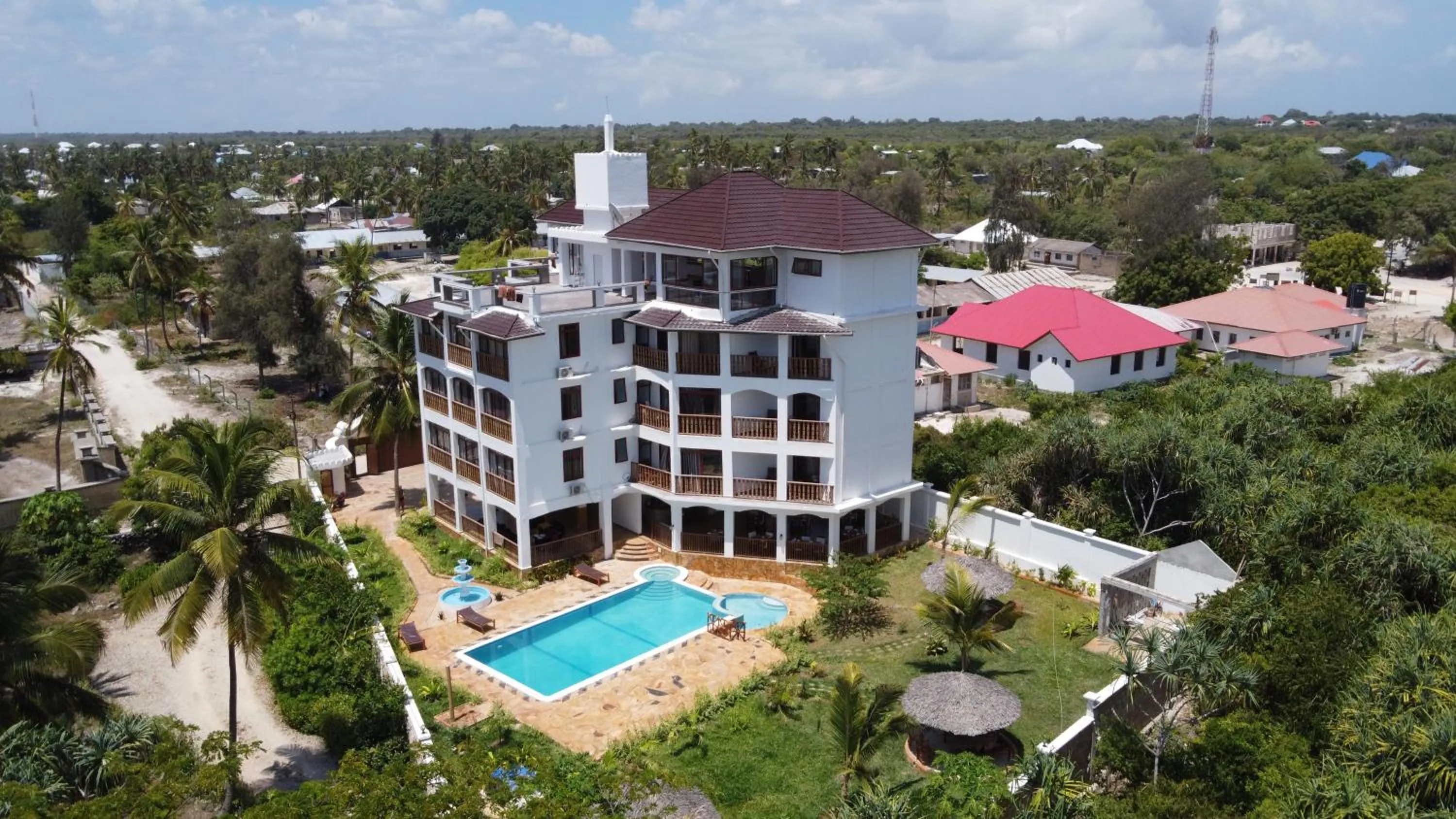 Bird's eye view in Zanoceanique Hotel