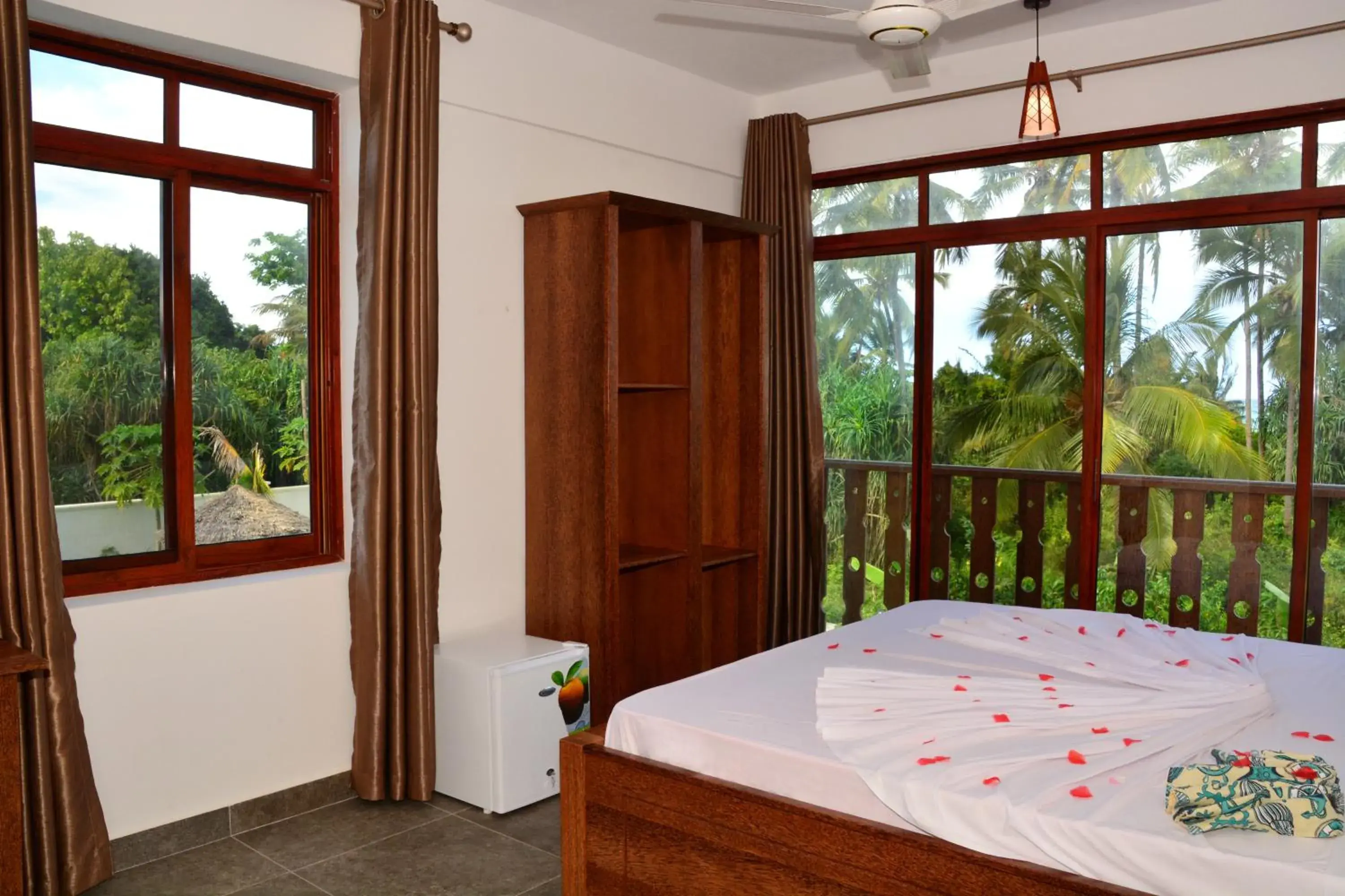 Garden view in Zanoceanique Hotel Garden view in Zanoceanique Hotel