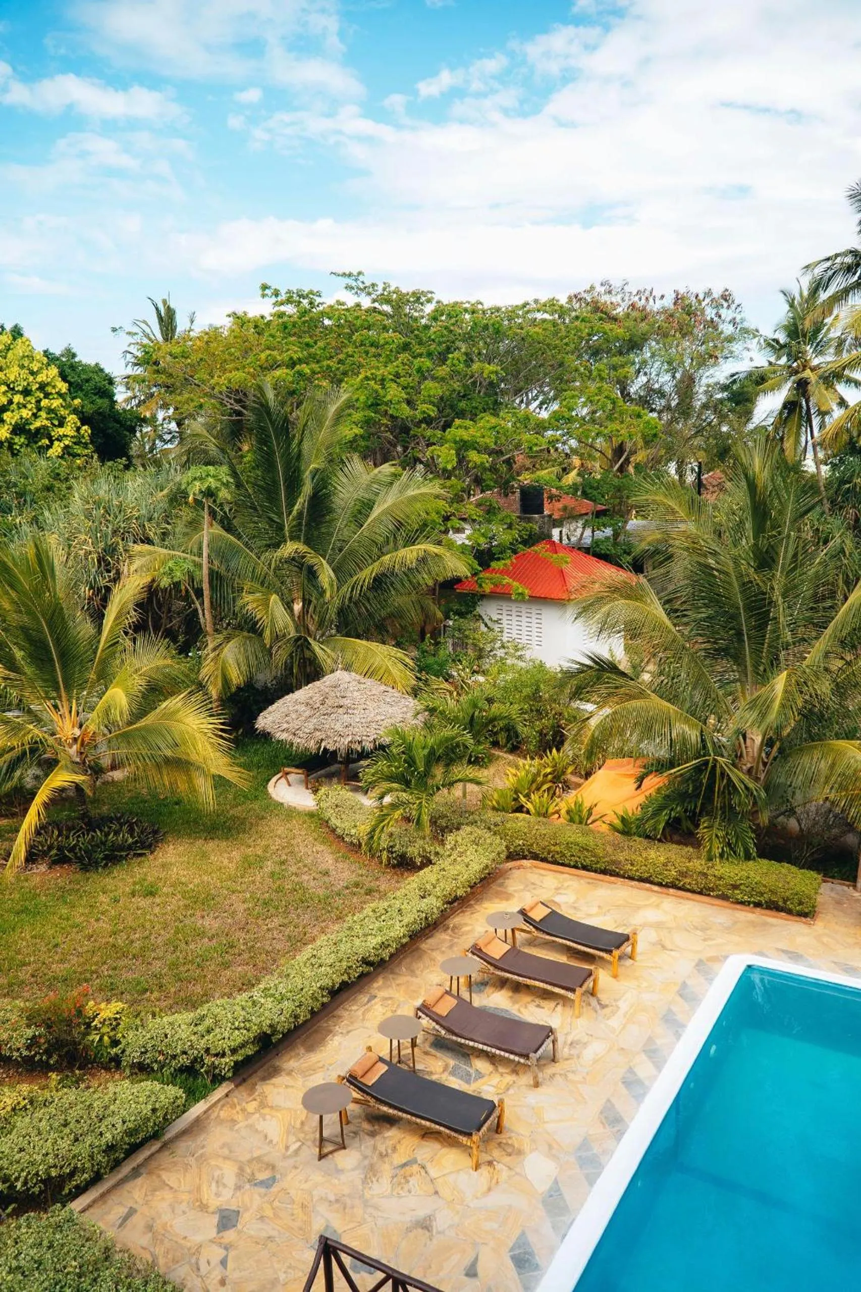 Garden view in Zanoceanique Hotel