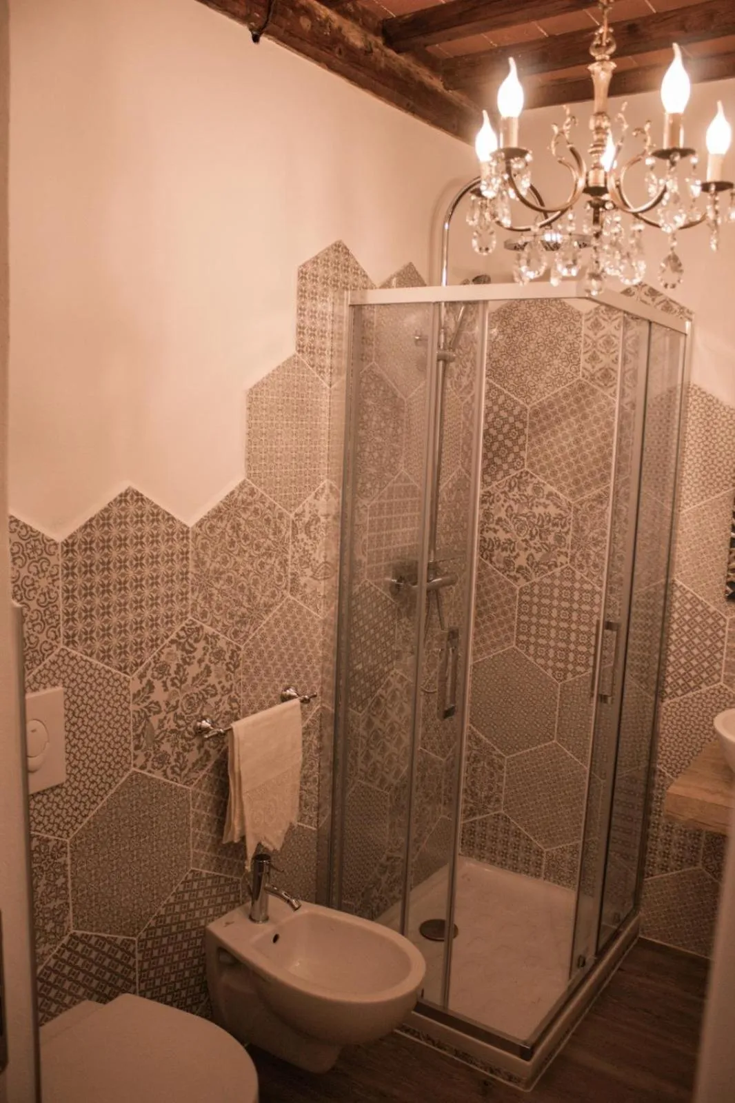 Bathroom in Fonte alle Ninfe B&B