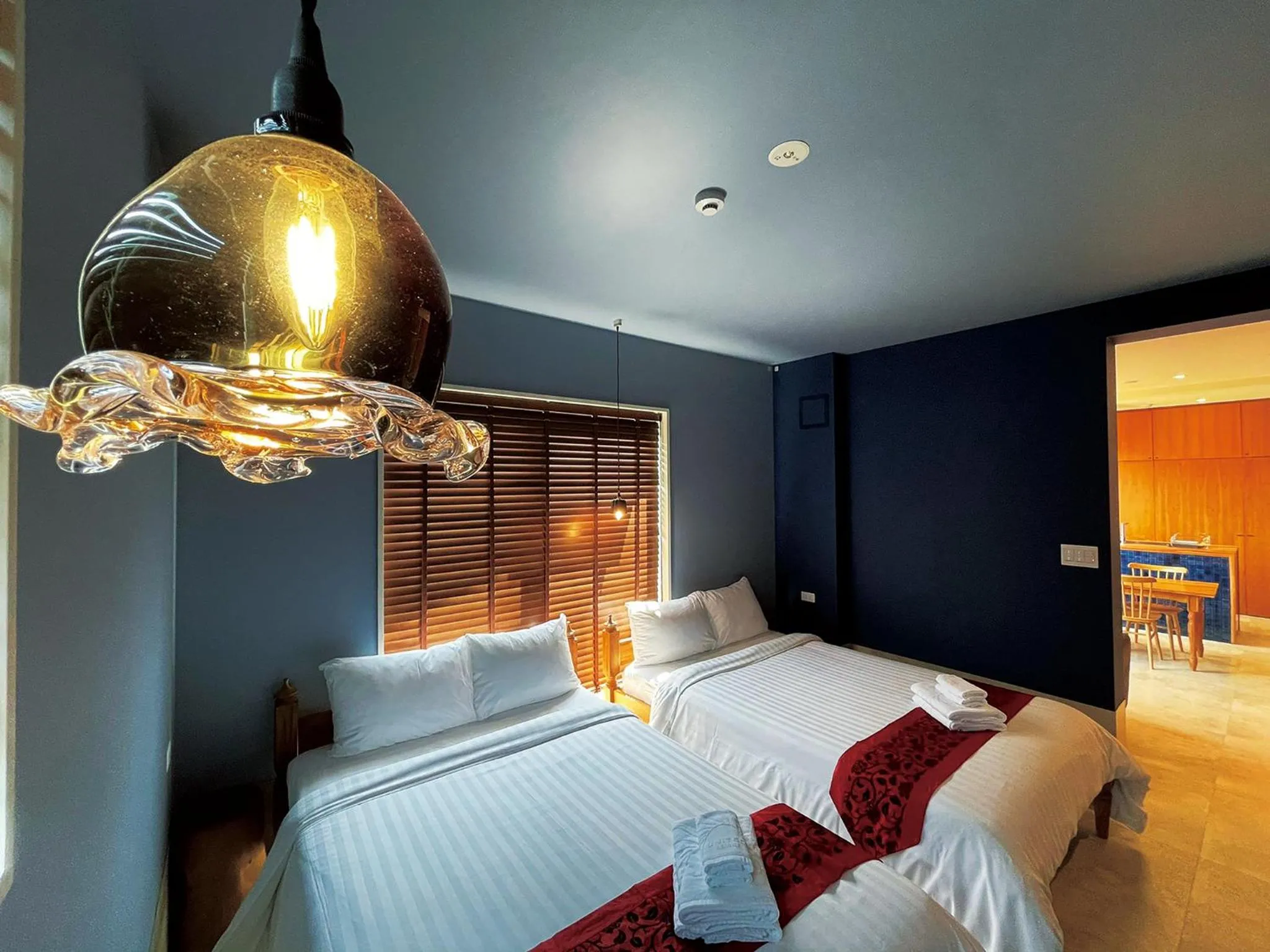 Bedroom, Bed in CHULAX OKINAWA YOMITAN【Designer Condominium Hotel】