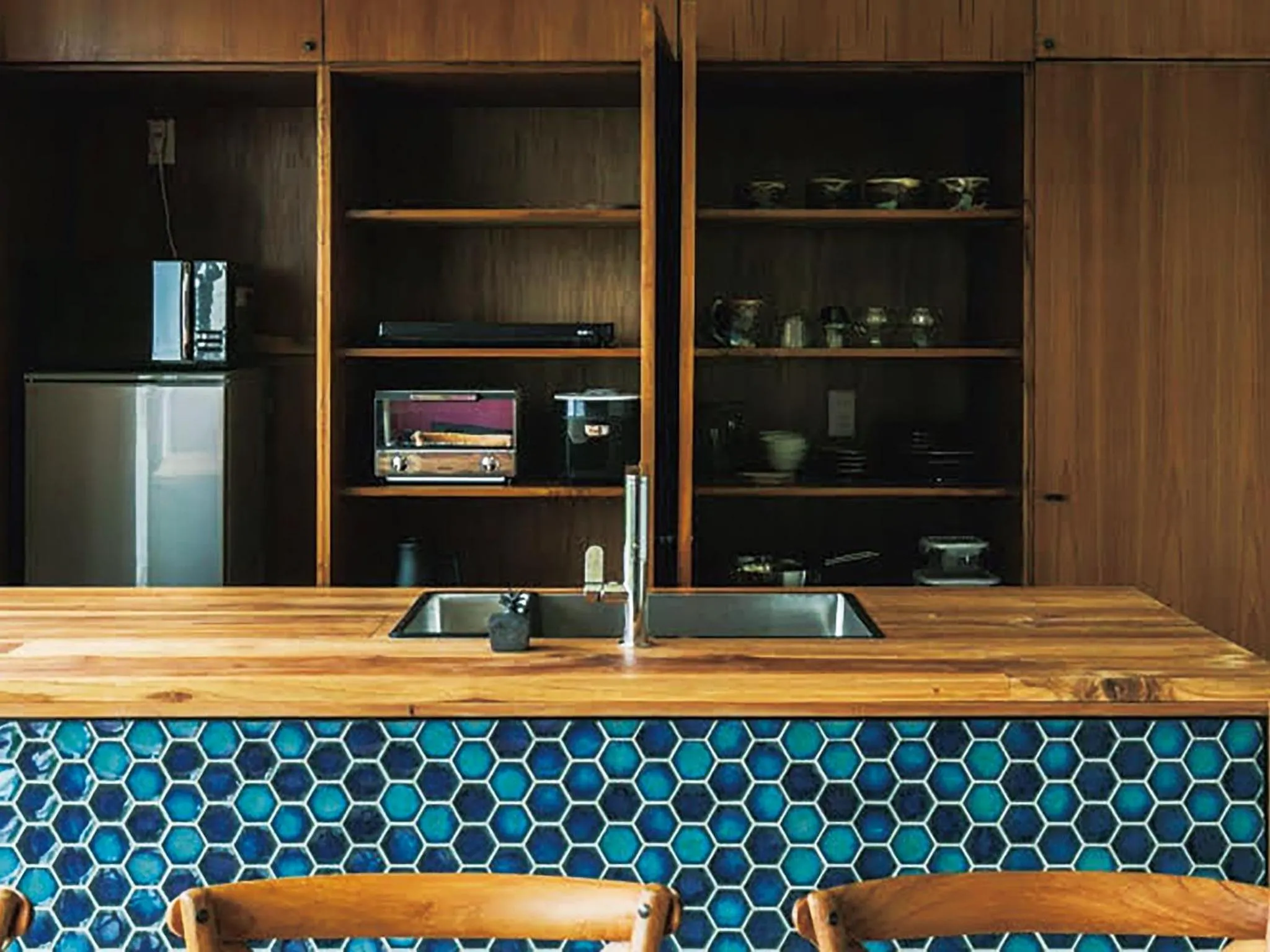 Kitchen or kitchenette in CHULAX OKINAWA YOMITAN【Designer Condominium Hotel】