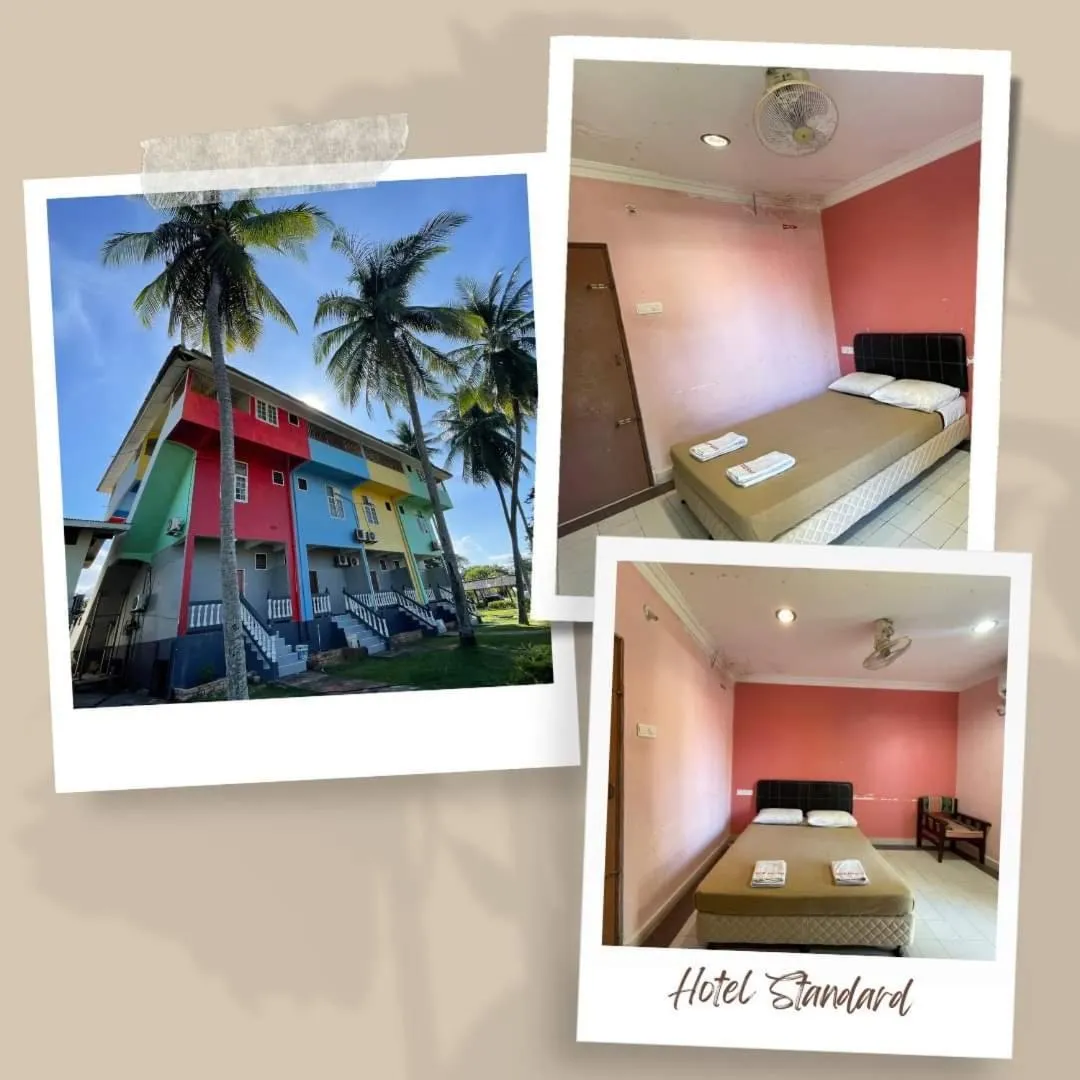 Bed in PCB BEACH RESORT