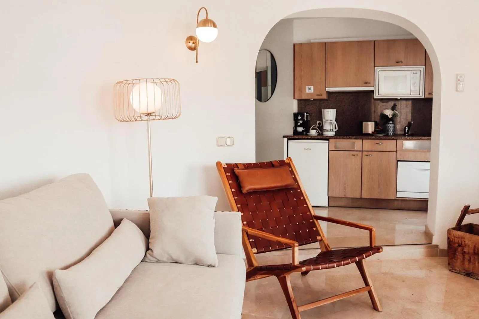 Living room in Villa Piccola by Cassai