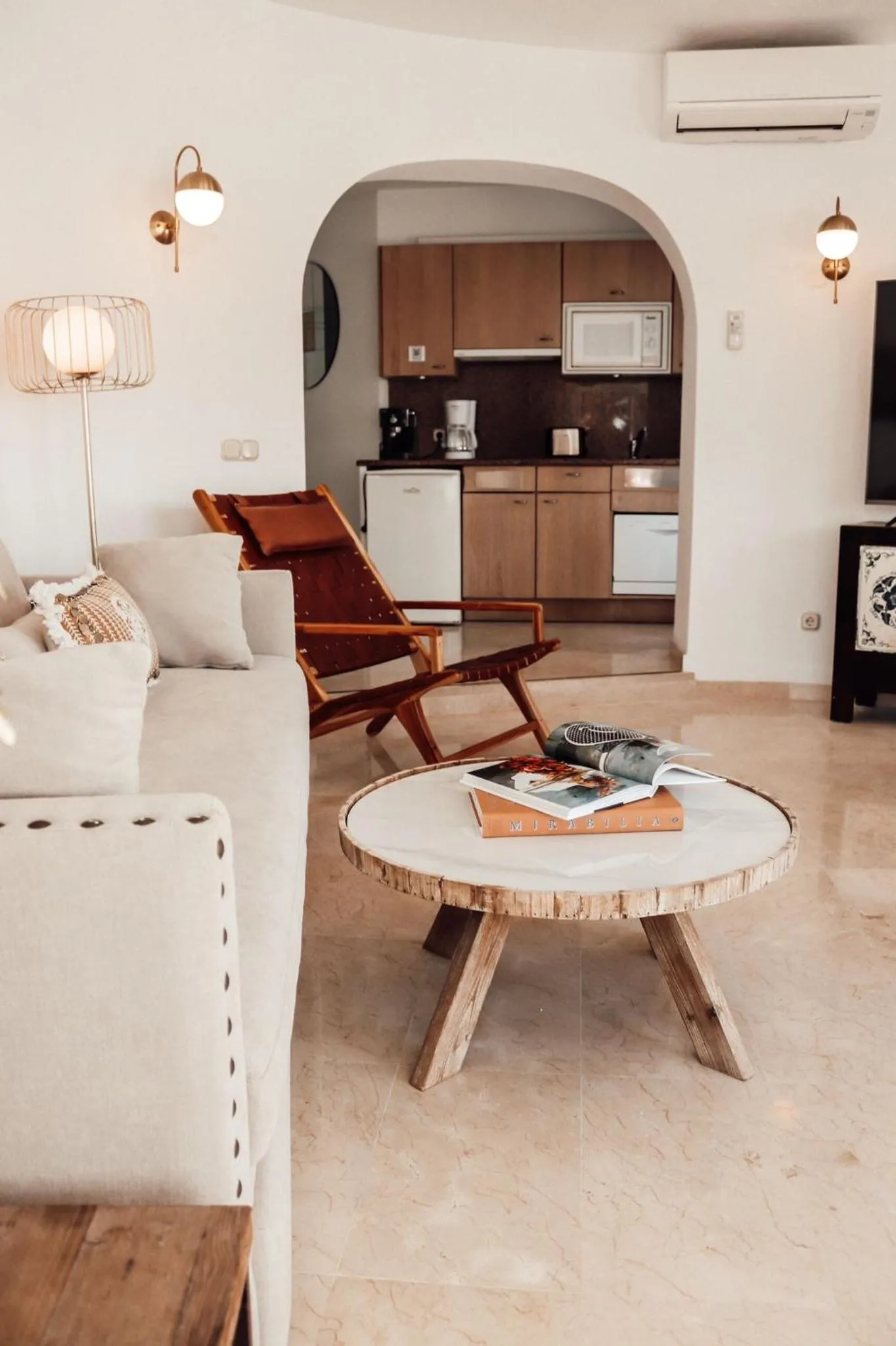 Living room in Villa Piccola by Cassai