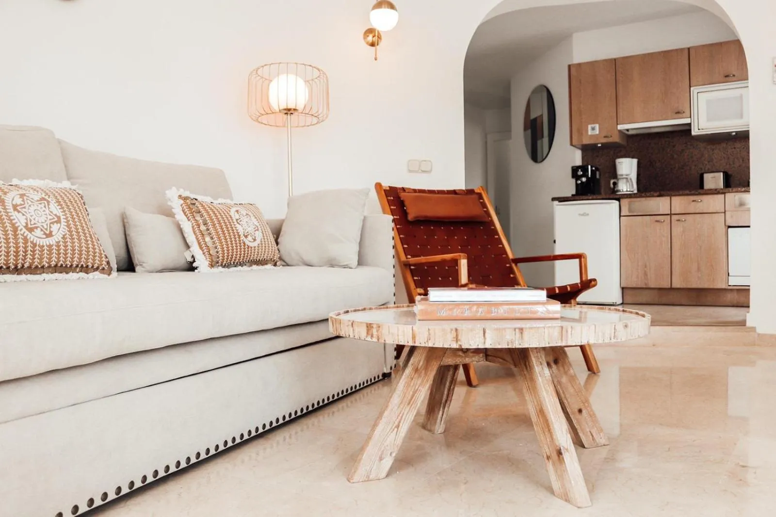 Living room in Villa Piccola by Cassai