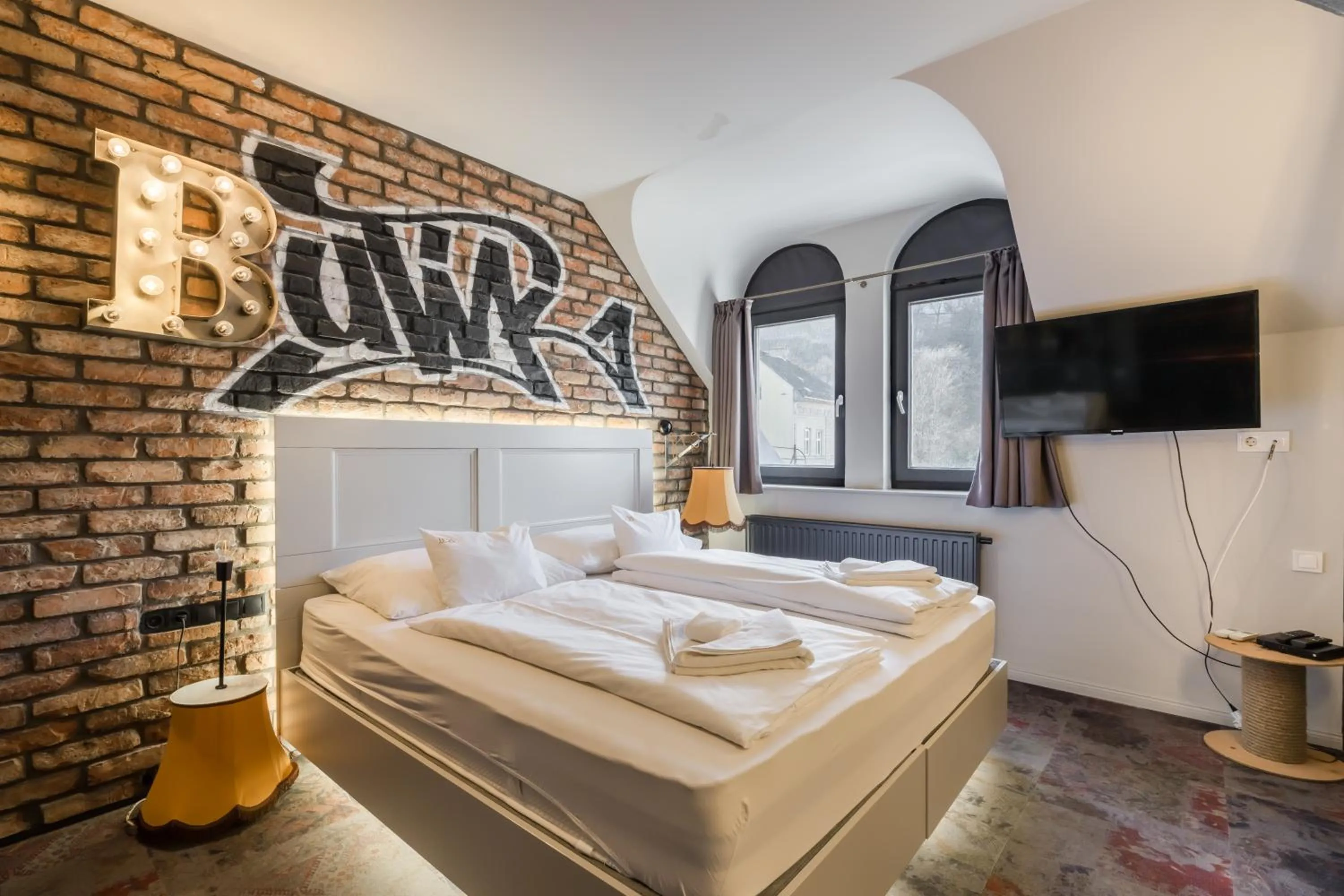 Bed in Butik Apartments, by BQA