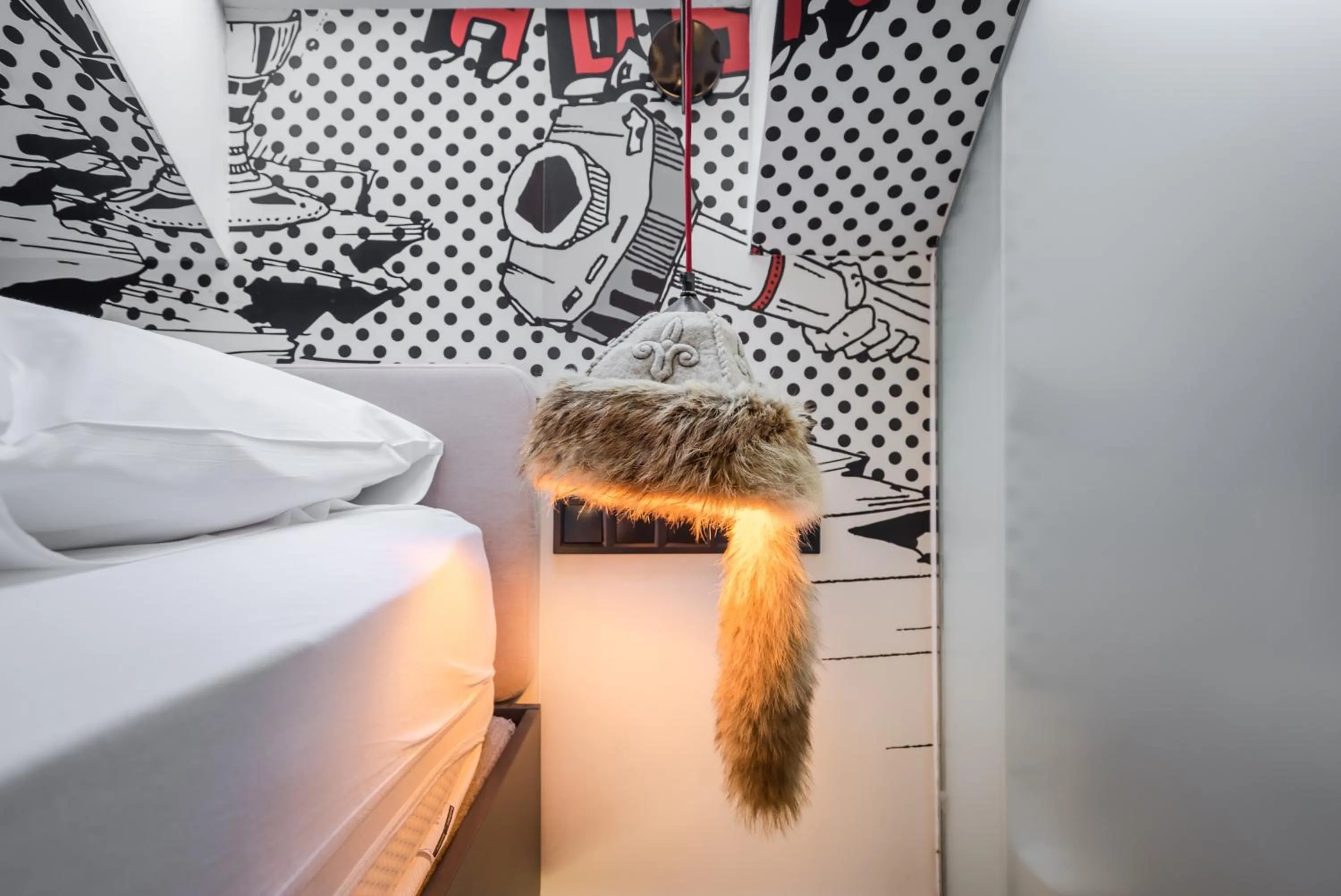 Decorative detail in Butik Apartments, by BQA