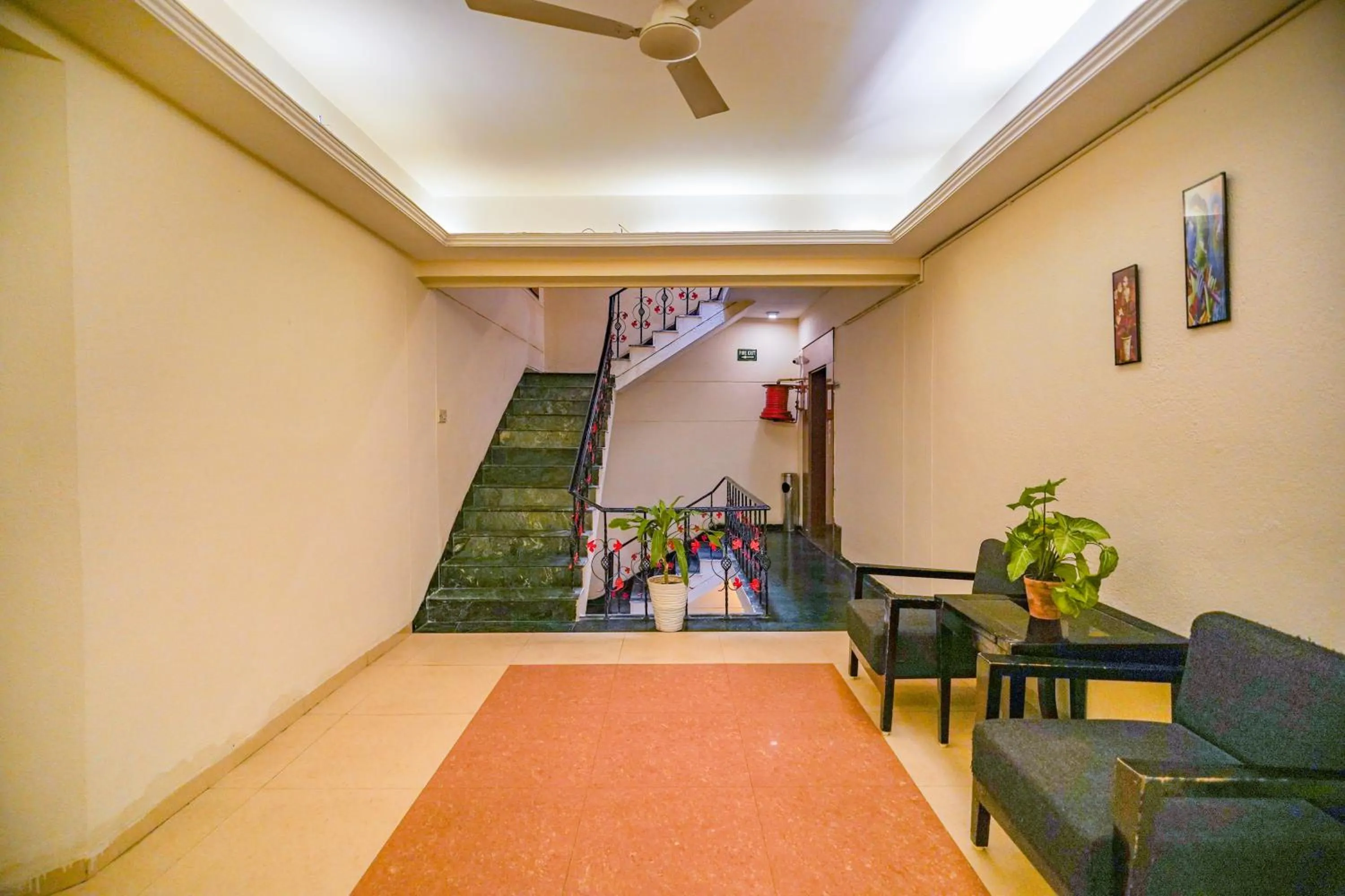 Seating area in Hotel The Shagun