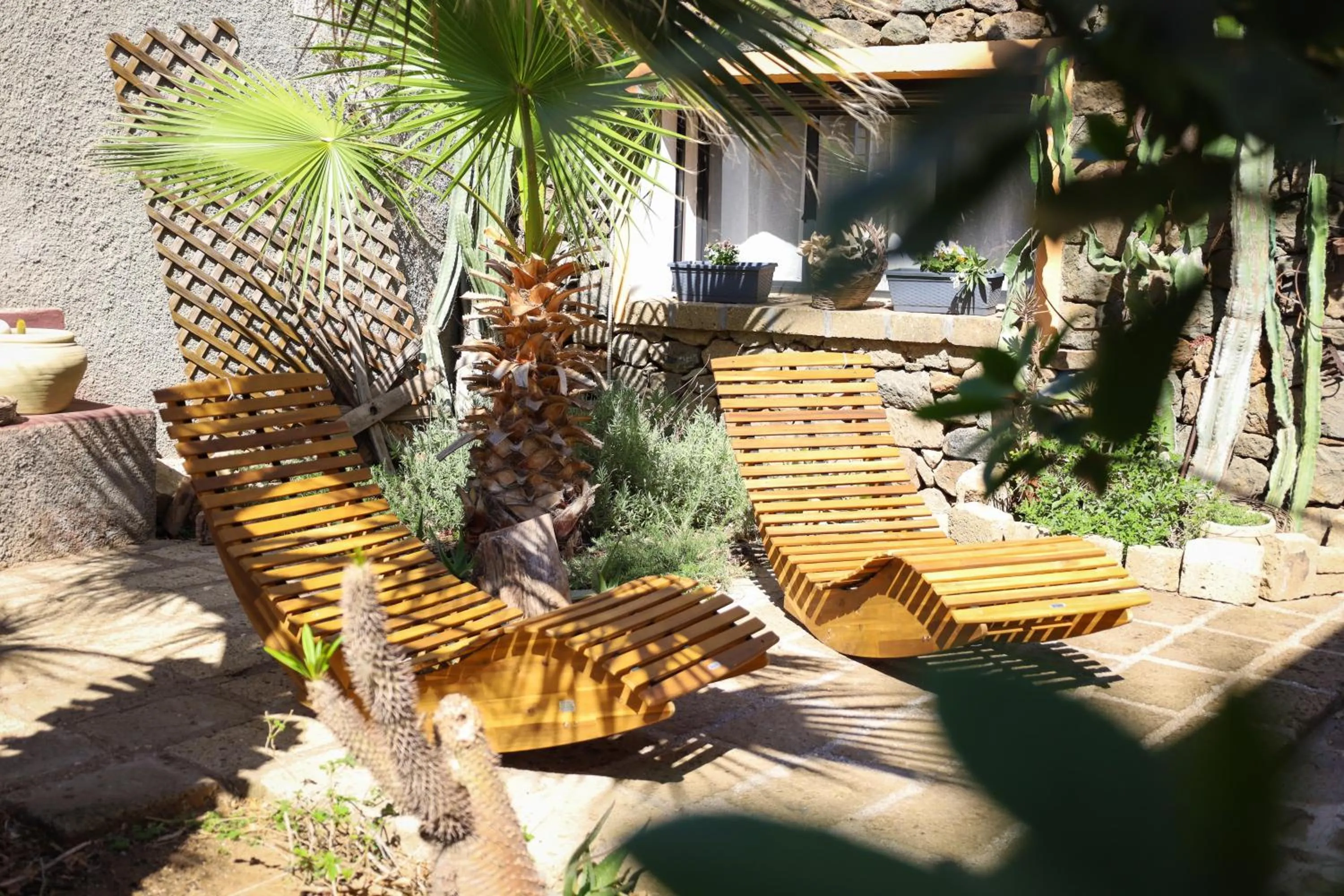 Garden in Cactus b&b Le casette di Marilena