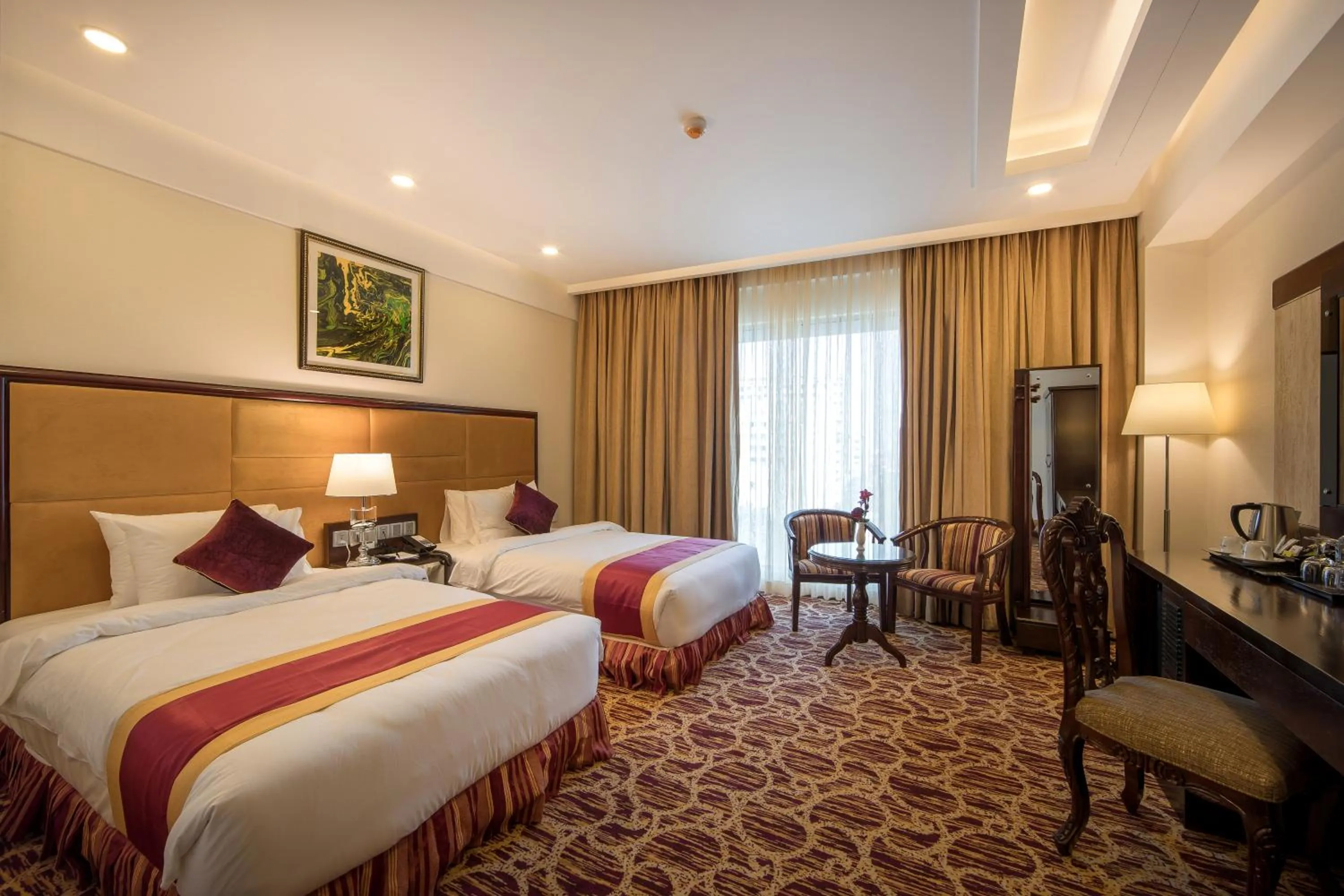 Bed in Grand Palace Hotel & Resort Sylhet