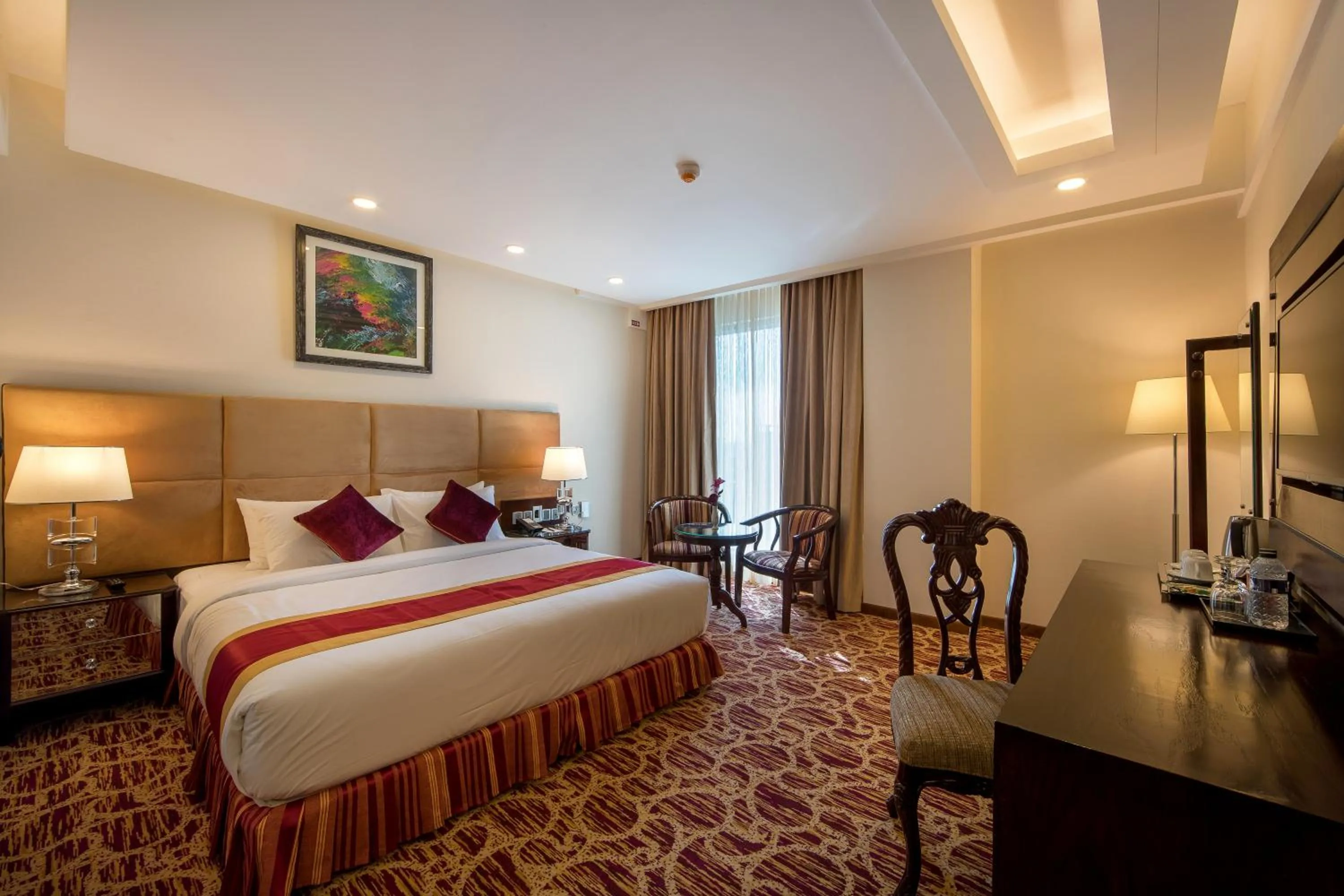 Bed in Grand Palace Hotel & Resort Sylhet