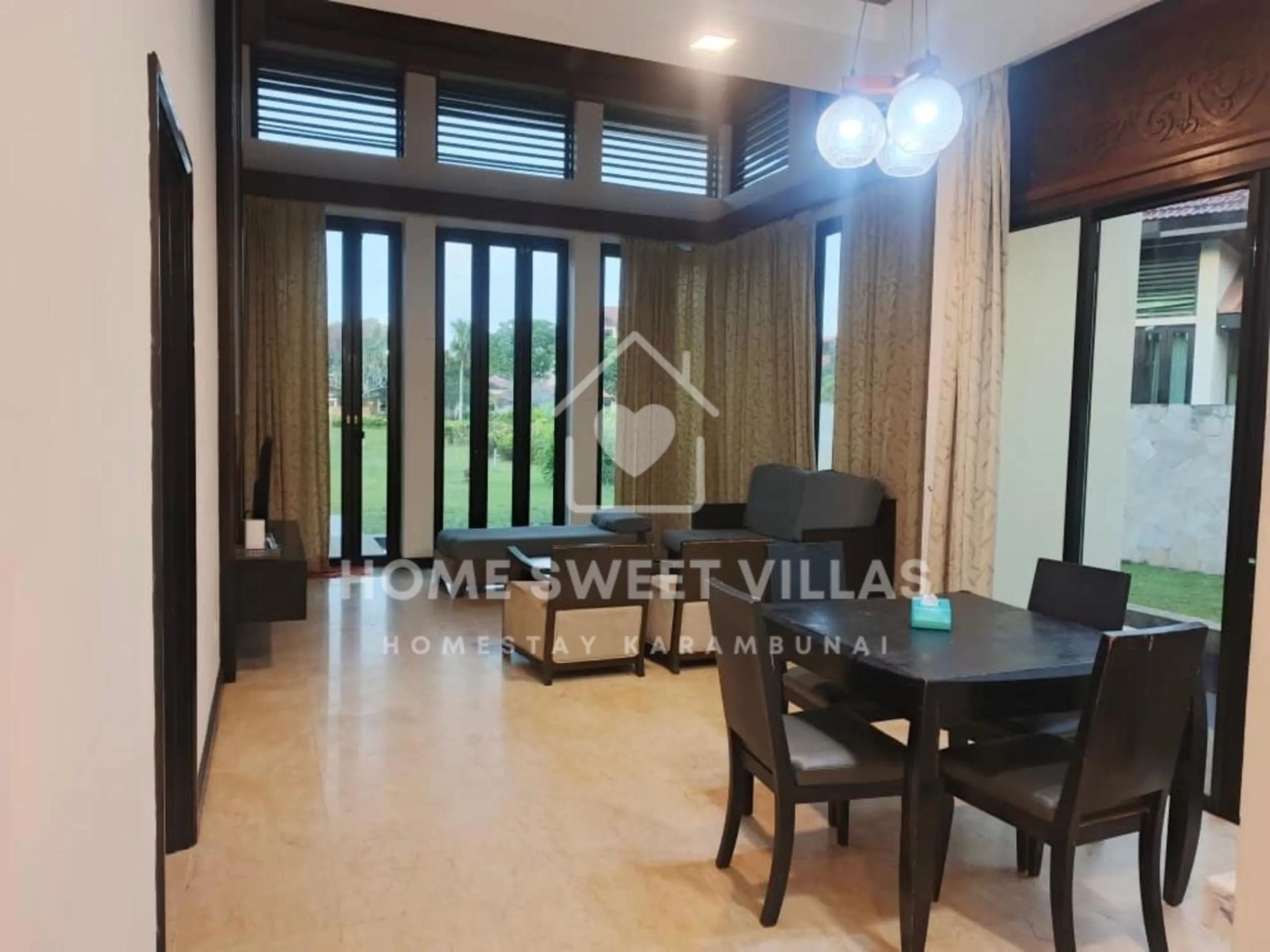 Living room in Home Sweet Villas, Karambunai