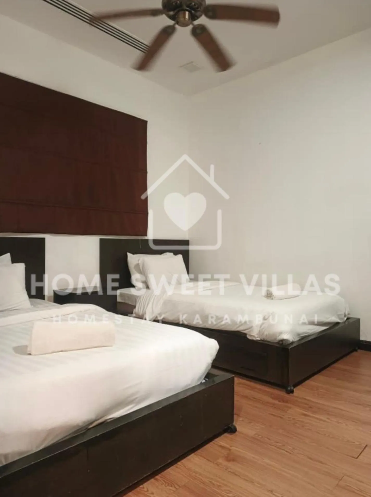 Bedroom, Bed in Home Sweet Villas, Karambunai