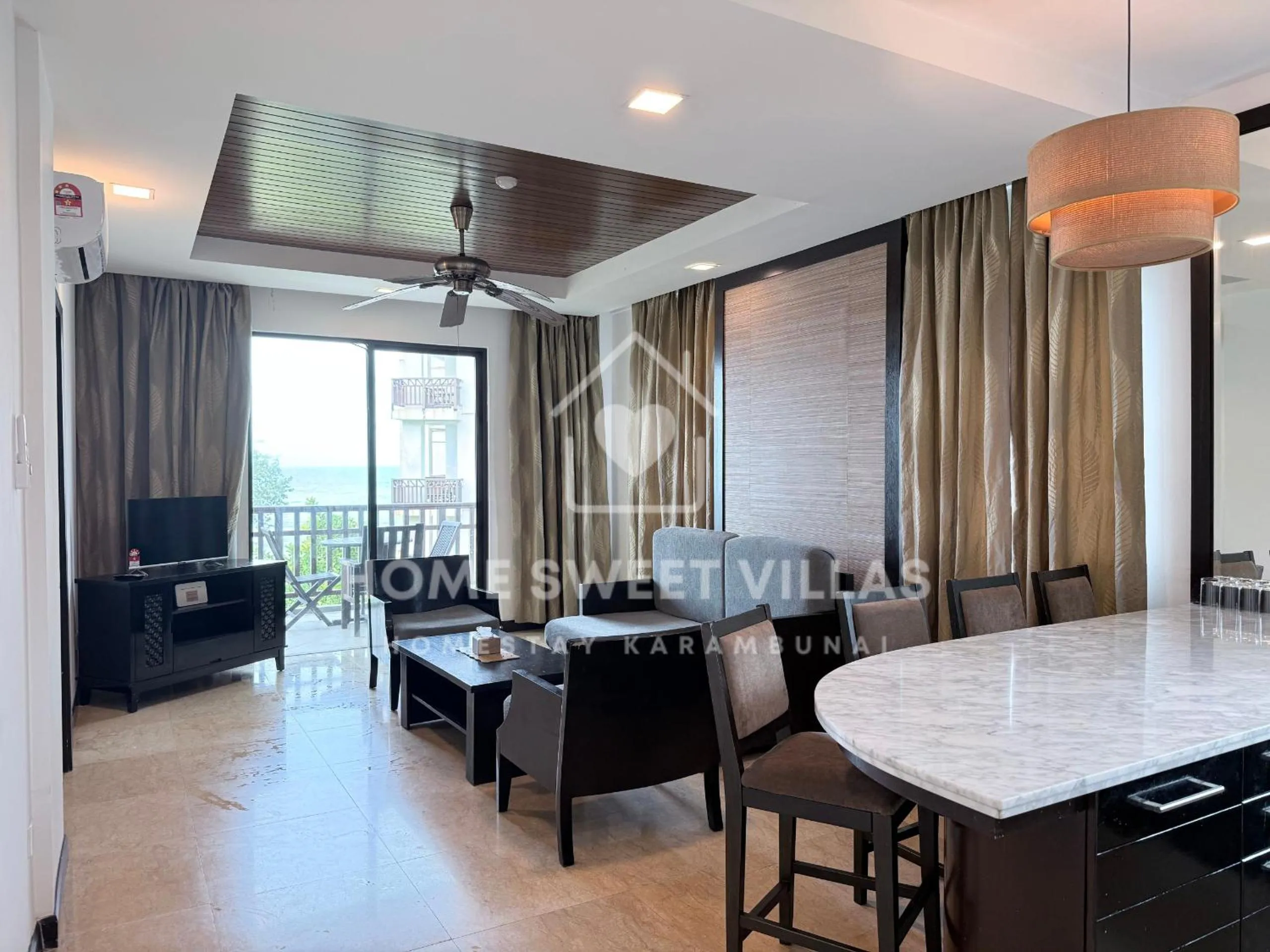 Living room in Home Sweet Villas, Karambunai