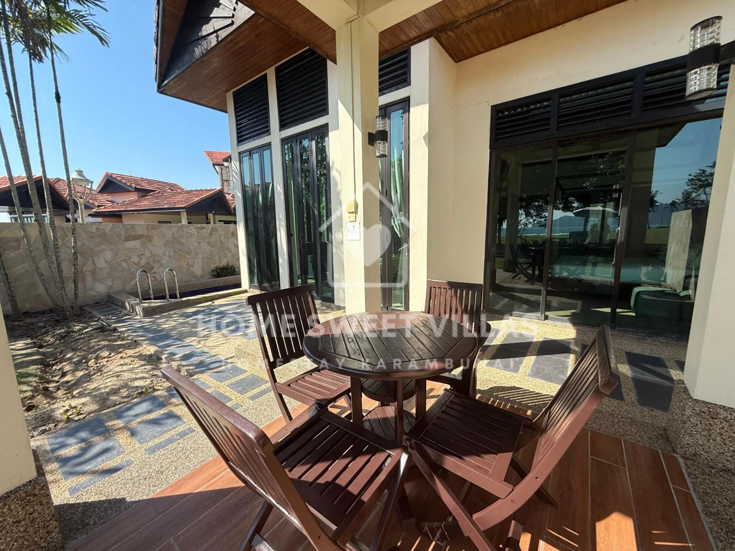 Balcony/Terrace in Home Sweet Villas, Karambunai