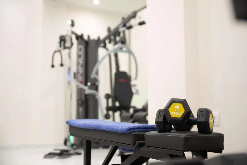 Fitness centre/facilities in Lagaria Hotel Asprovalta