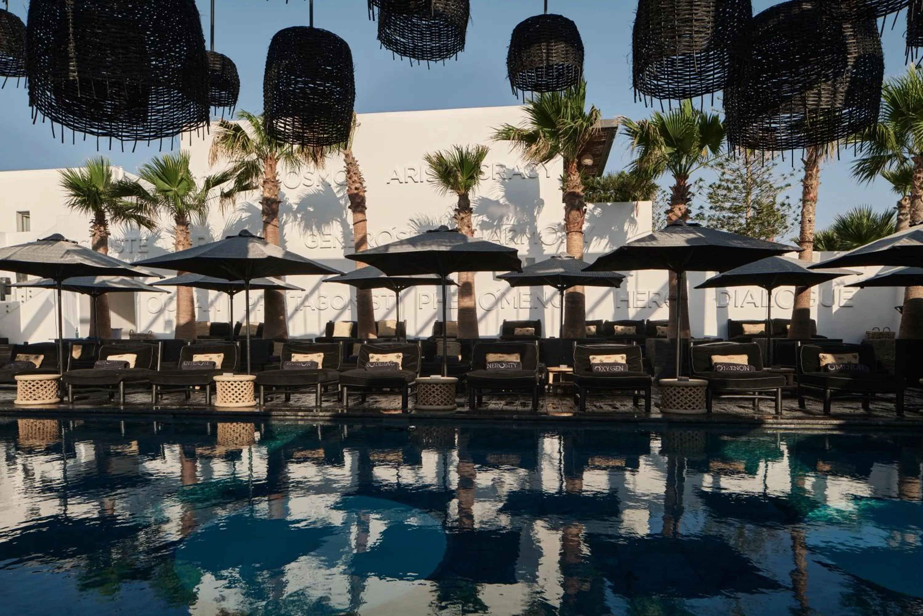 Swimming pool in Myconian O, a Member of Design Hotels