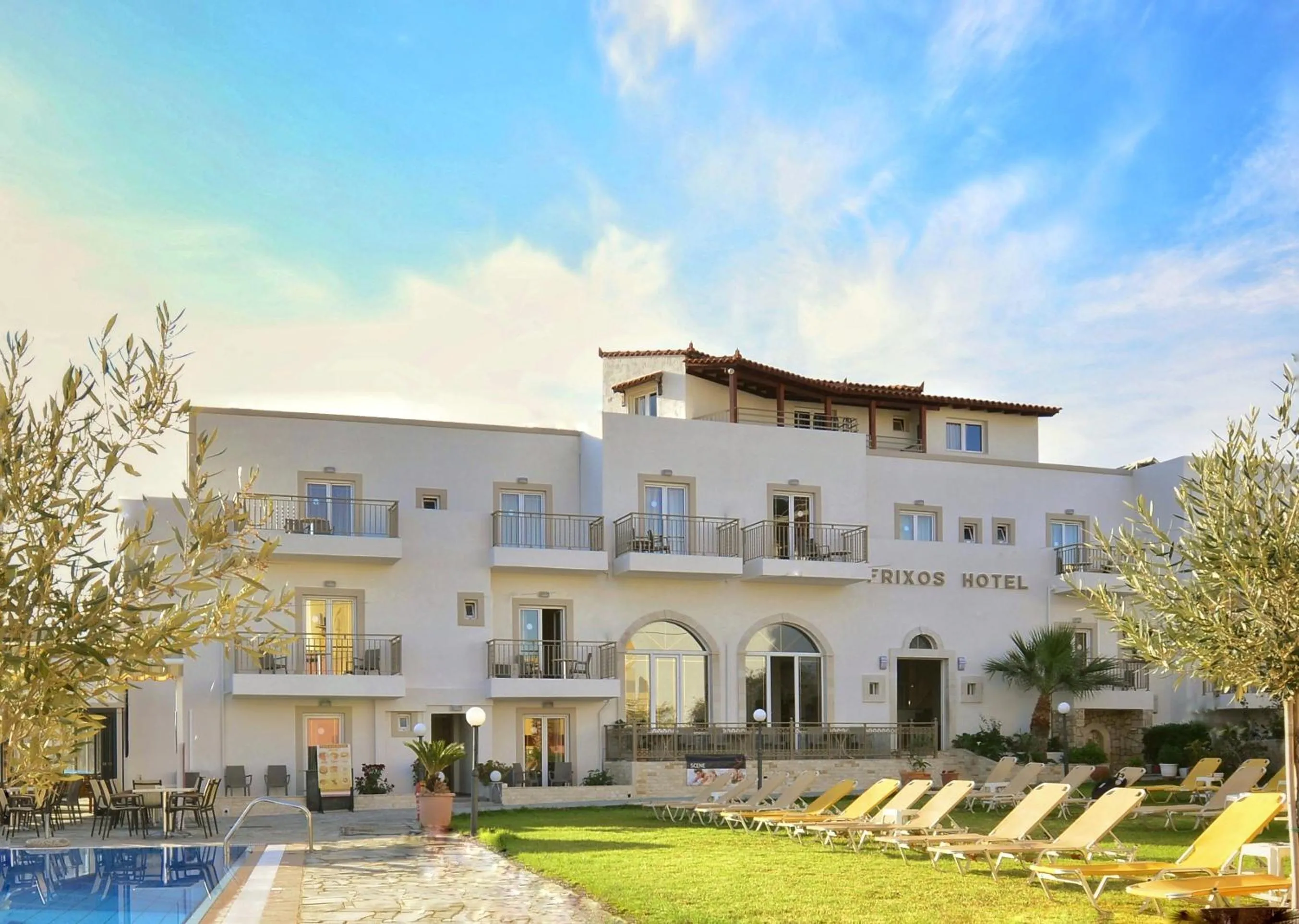 Facade/entrance in Frixos Hotel