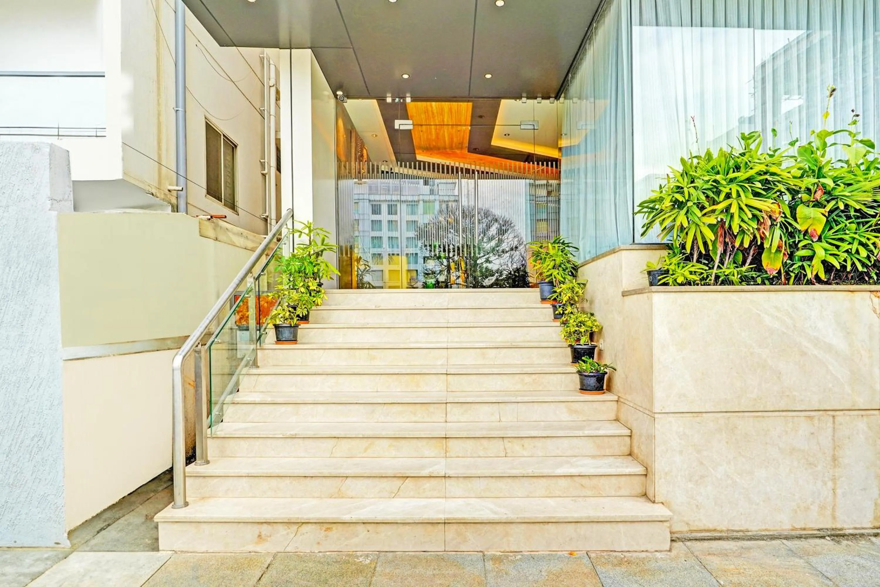 Facade/entrance in Super Townhouse Indiranagar Formerly Leela Park Domlur