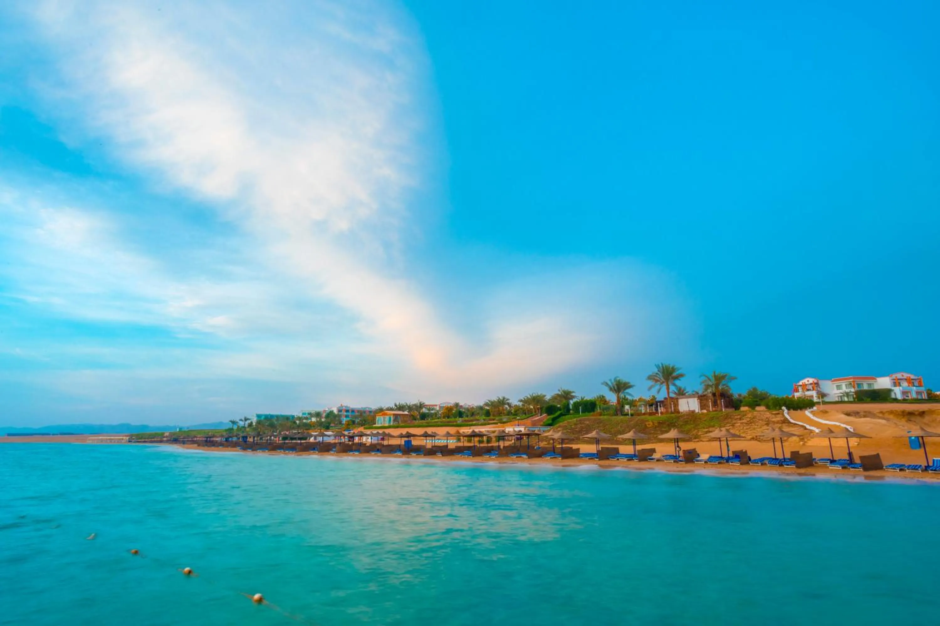 Beach in Fantazia Resort Marsa Alam
