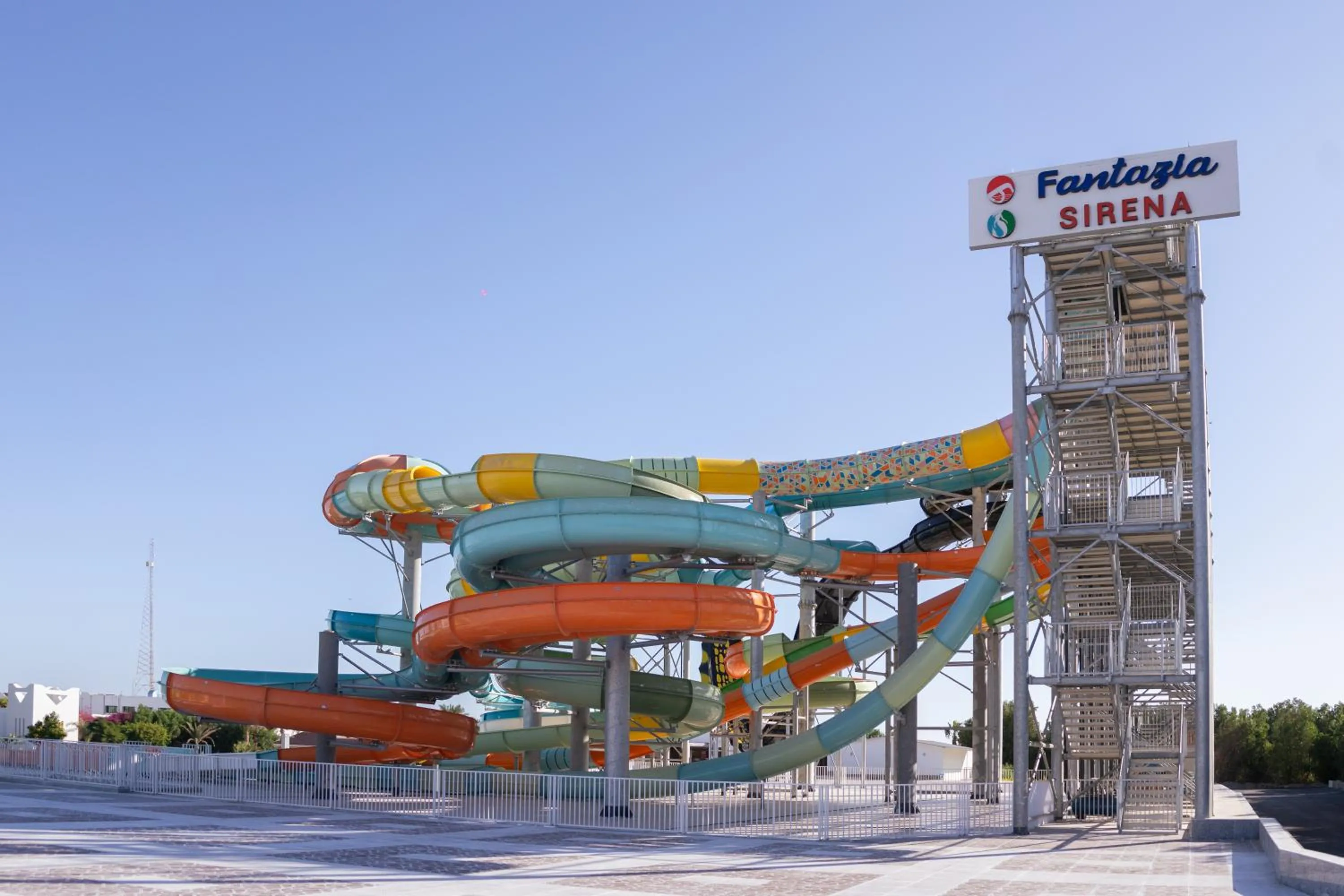 Aqua park in Fantazia Resort Marsa Alam