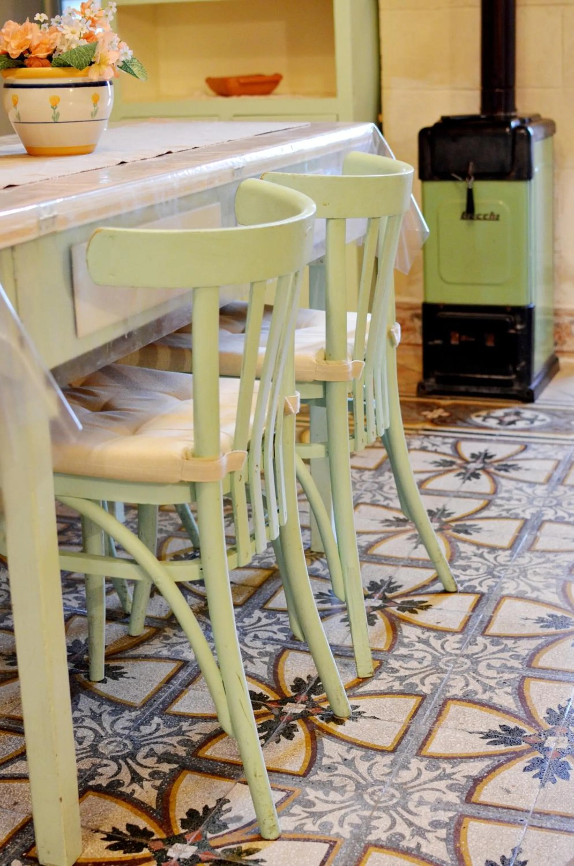 Dining area in Casa Contini