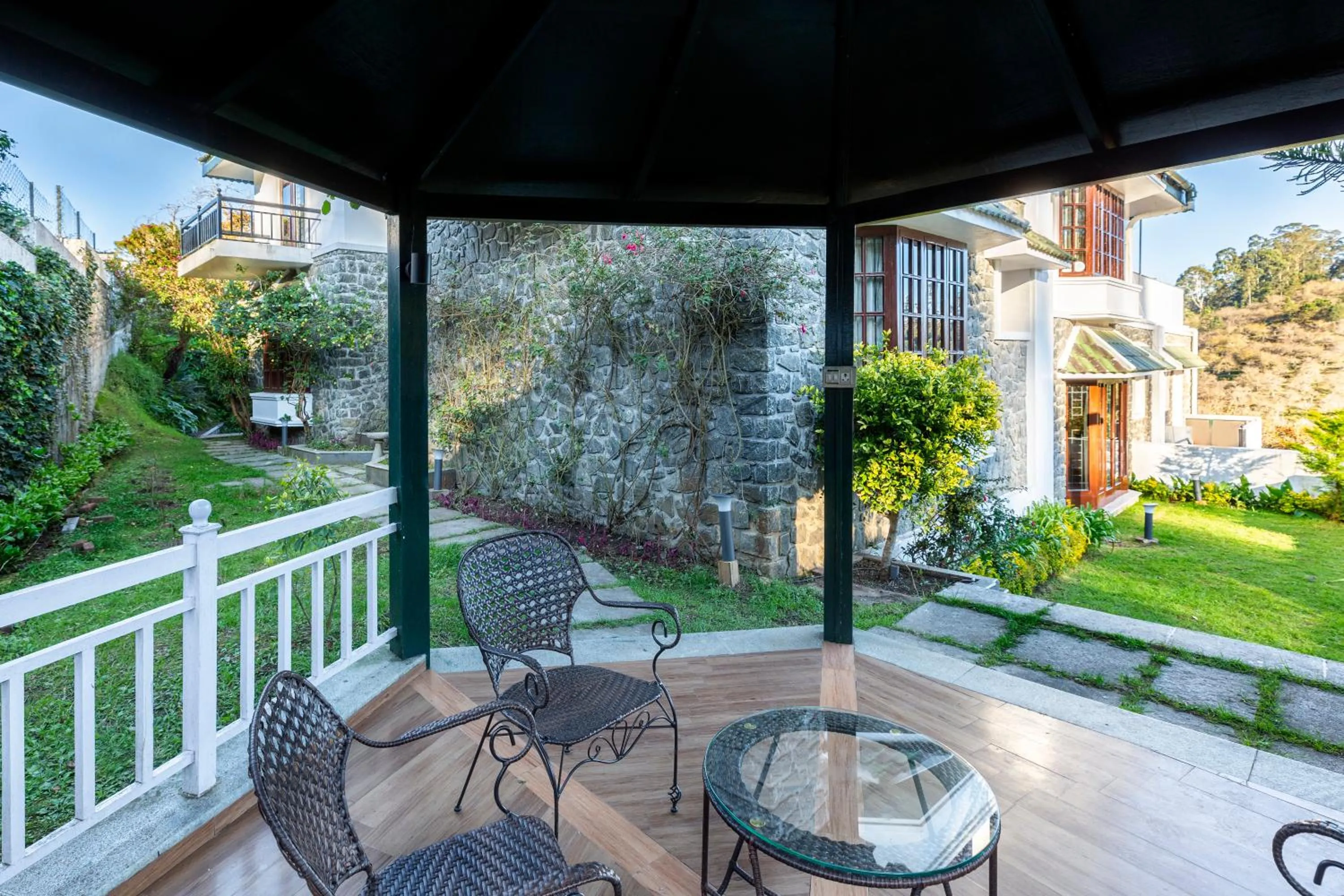 Seating area in amã Stays & Trails Kumara Villa , Kodaikanal