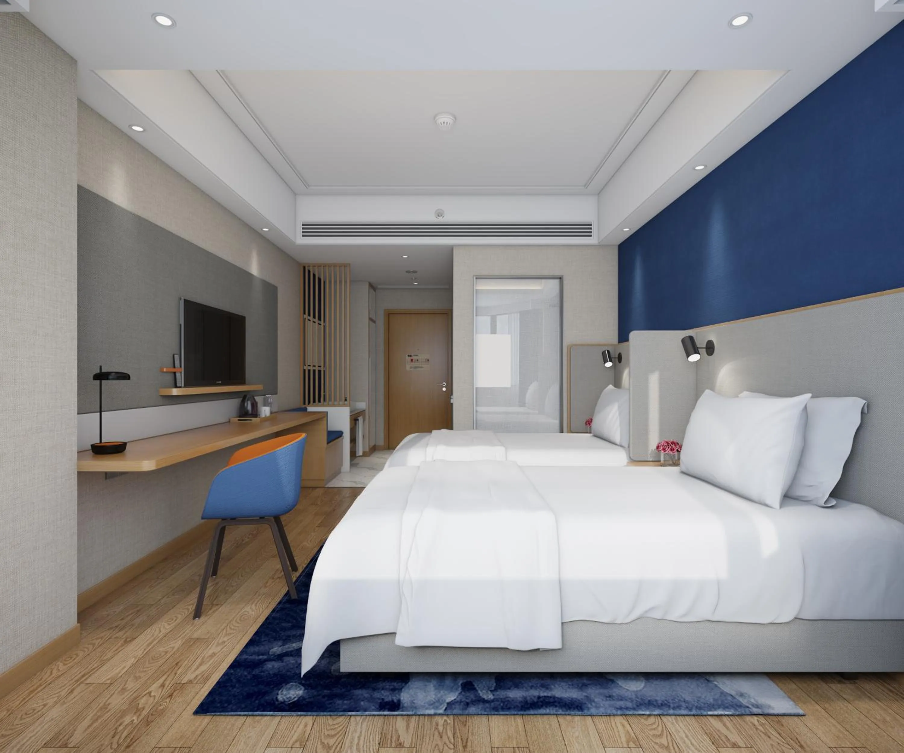 Bedroom, Bed in Holiday Inn Express Nanchang Bayi Square by IHG