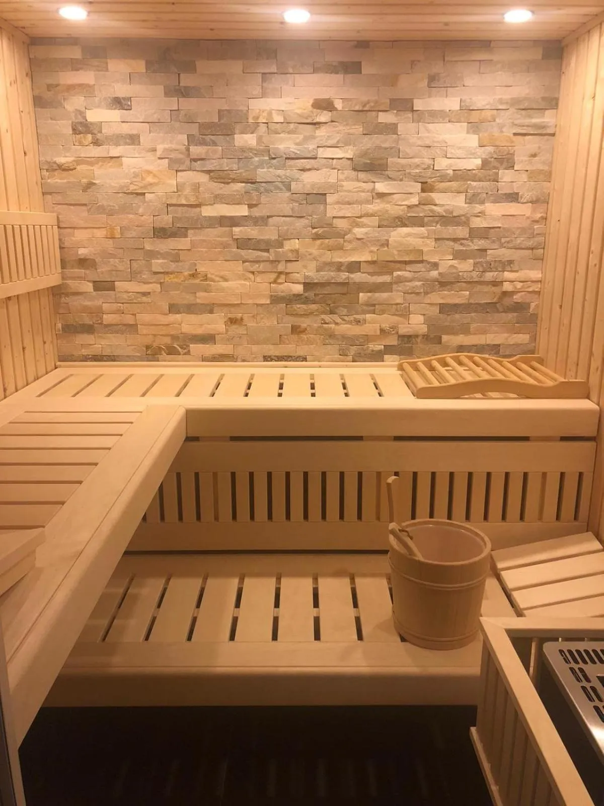 Sauna in Mimosa House