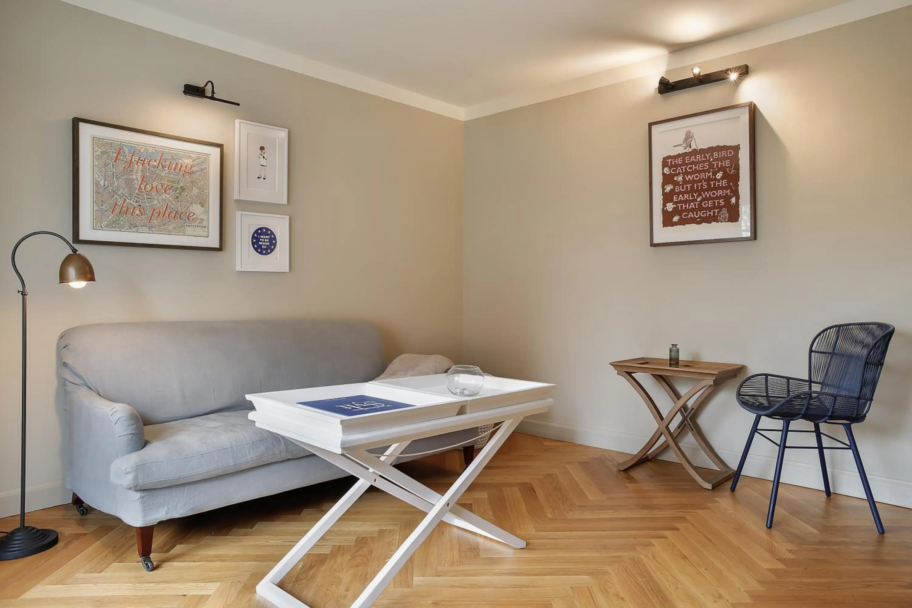Living room in Mimosa House