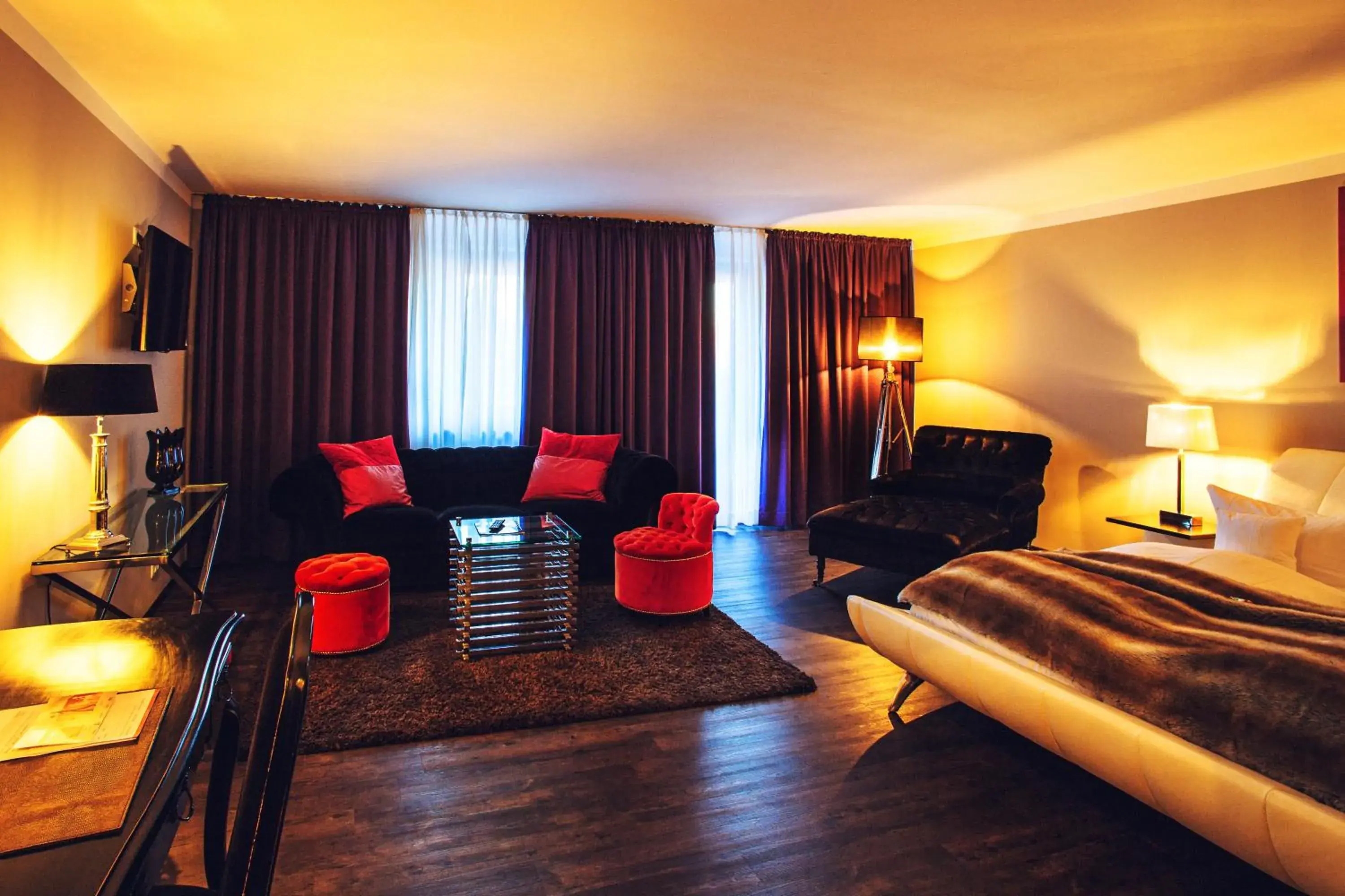 Seating area, Bed in Der LIPPISCHE HOF Seating area, Bed in Der LIPPISCHE HOF